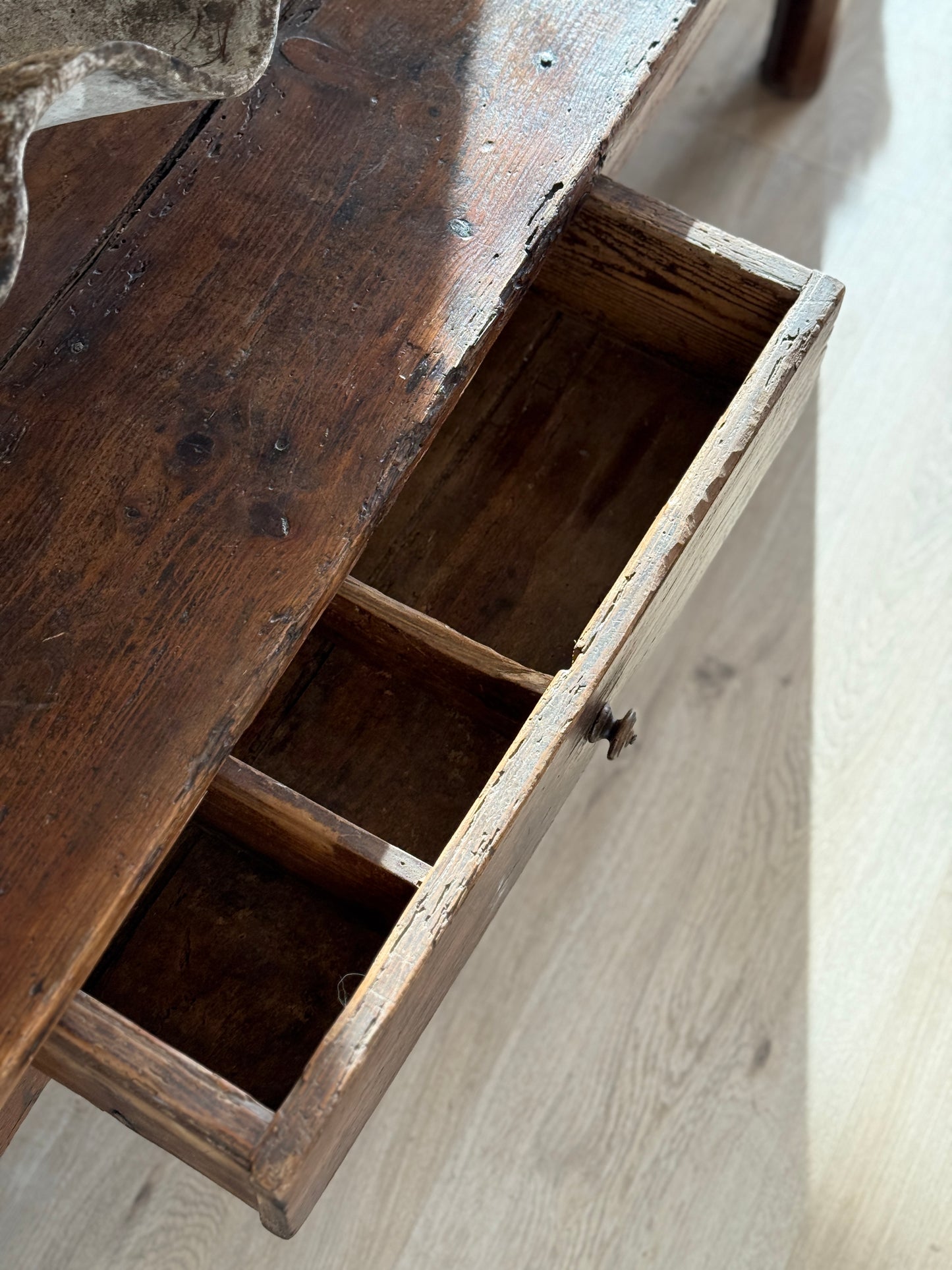 Monumental 19th c. French Walnut Coffee Table