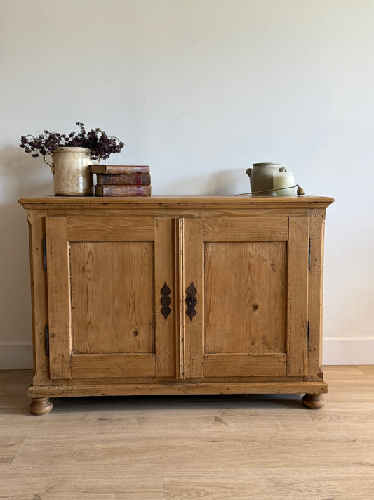 Antique English Pine Sideboard