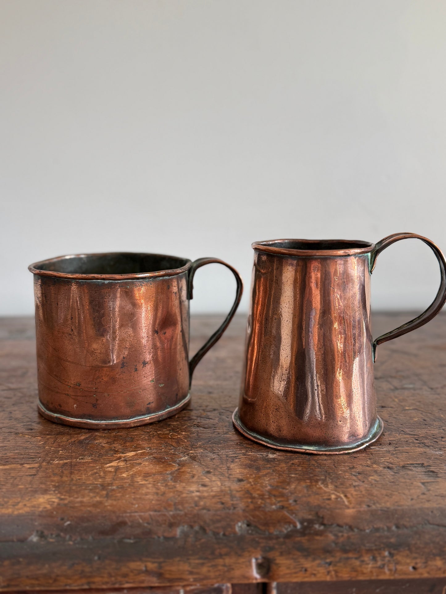 Antique English Copper Scoop