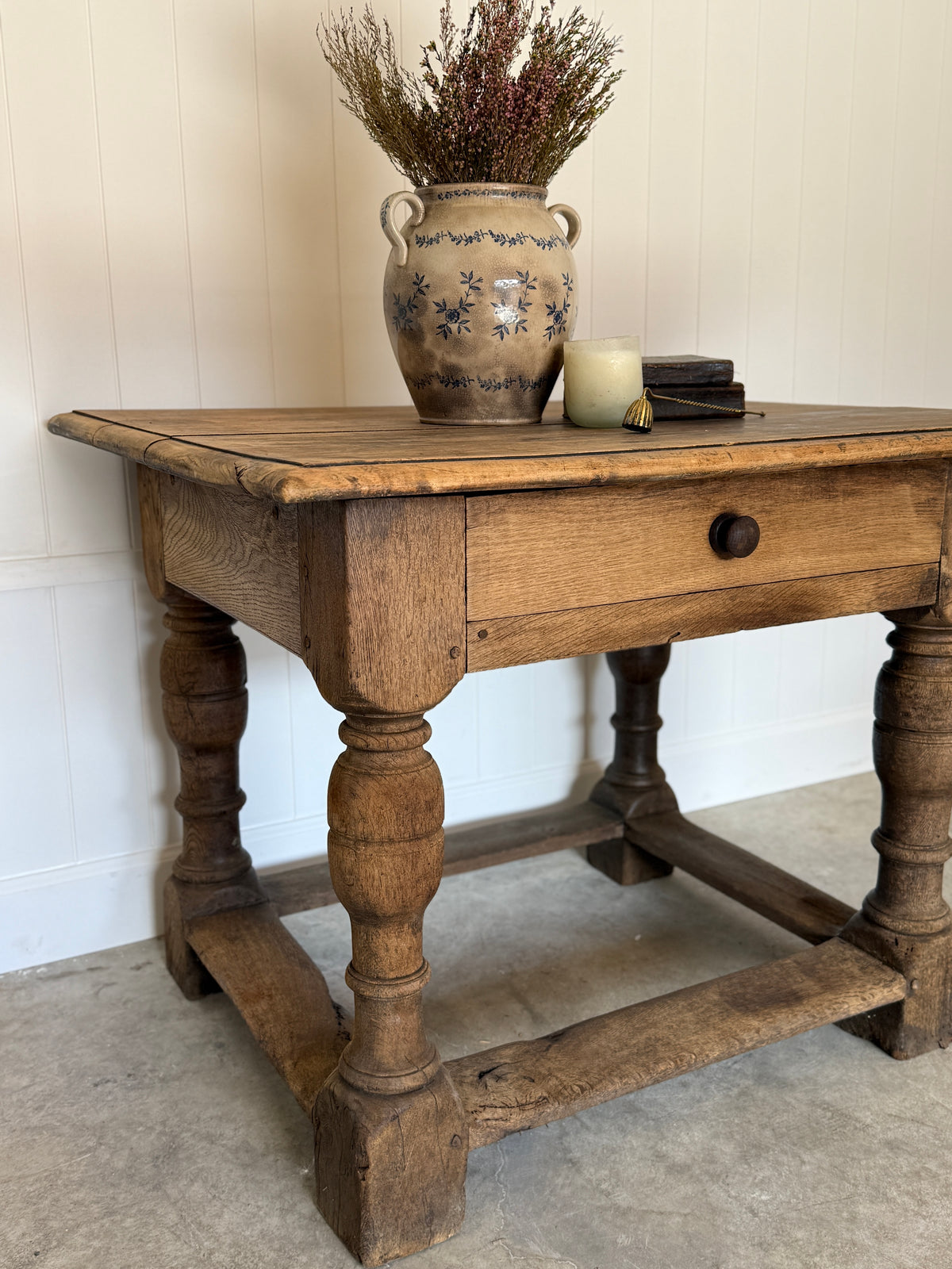 17th Century Dutch Oak Accent Table