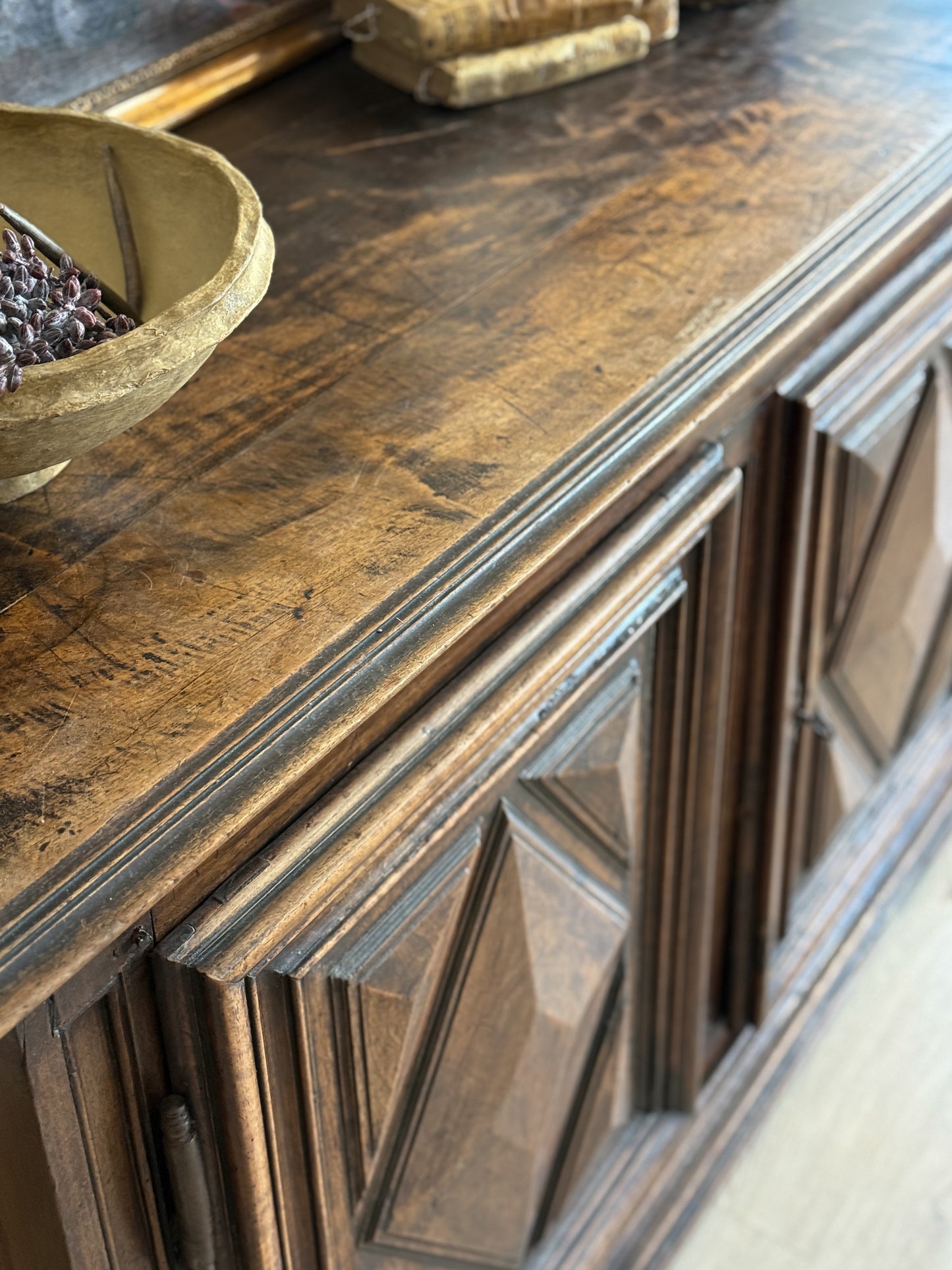18th c. French Walnut Sideboard