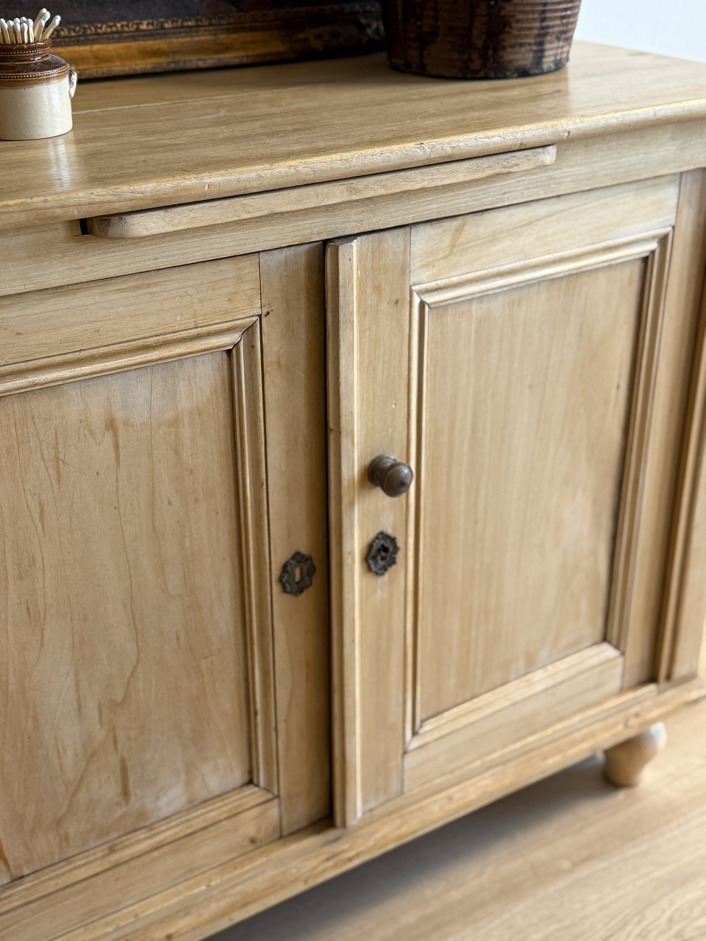 Antique English Pine Sideboard