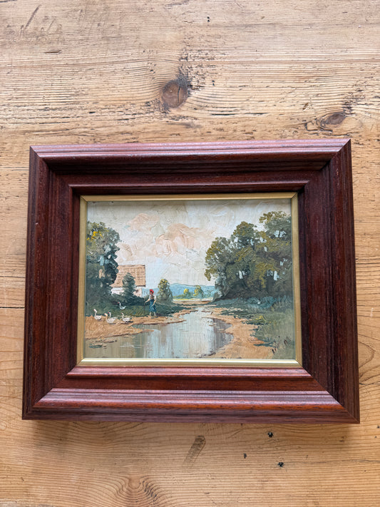 Vintage Original Slovak Oil, Litvaj