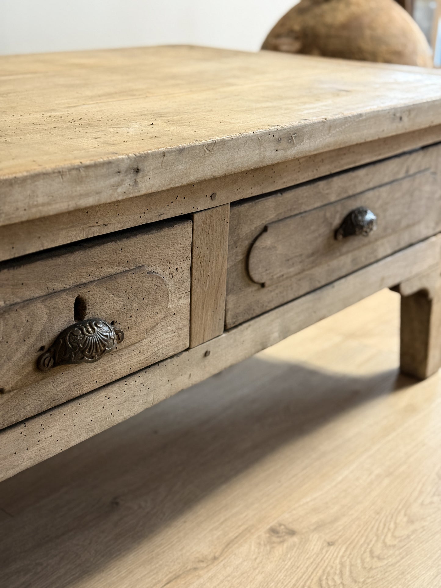 Antique French Oak Coffee Table