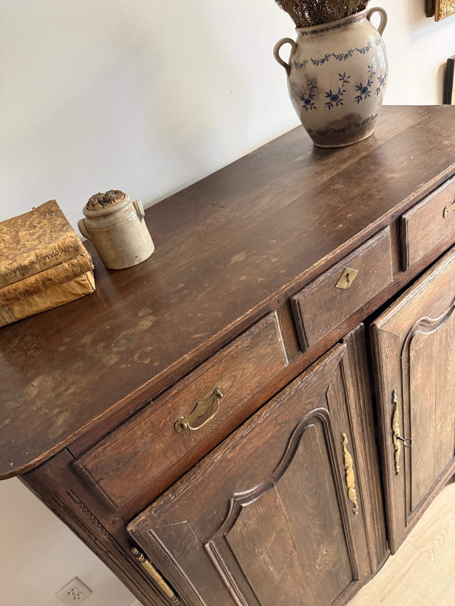 Late 19th c. French Oak Cabinet/Sideboard