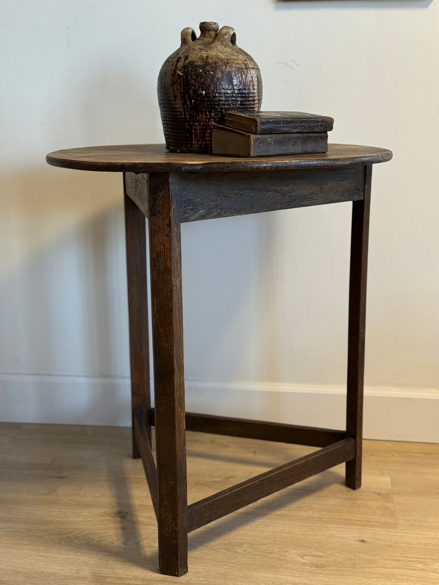 Antique English Cricket Table, c.1920