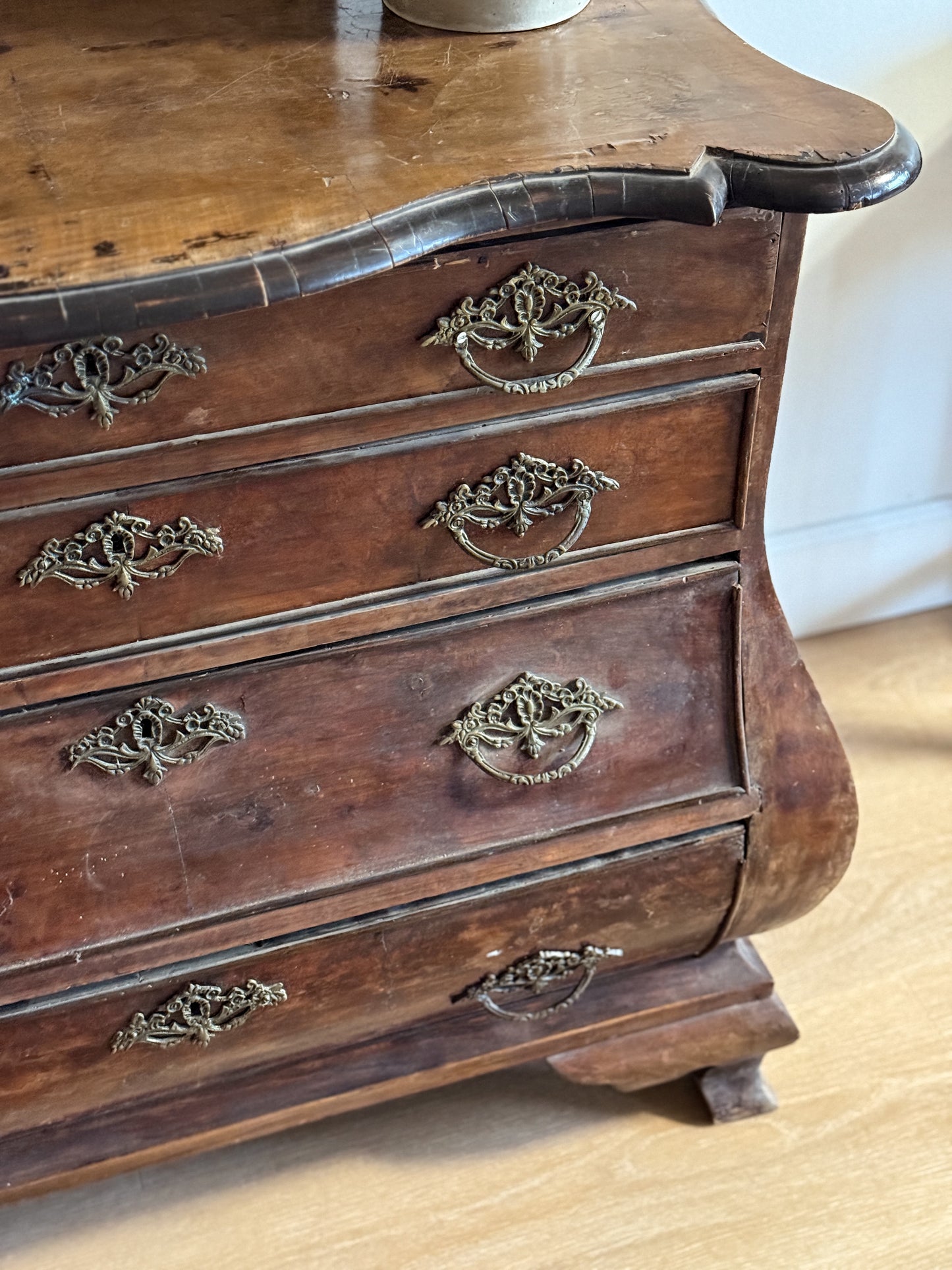 18th Century Dutch Four Drawer Bombay Chest/Commode
