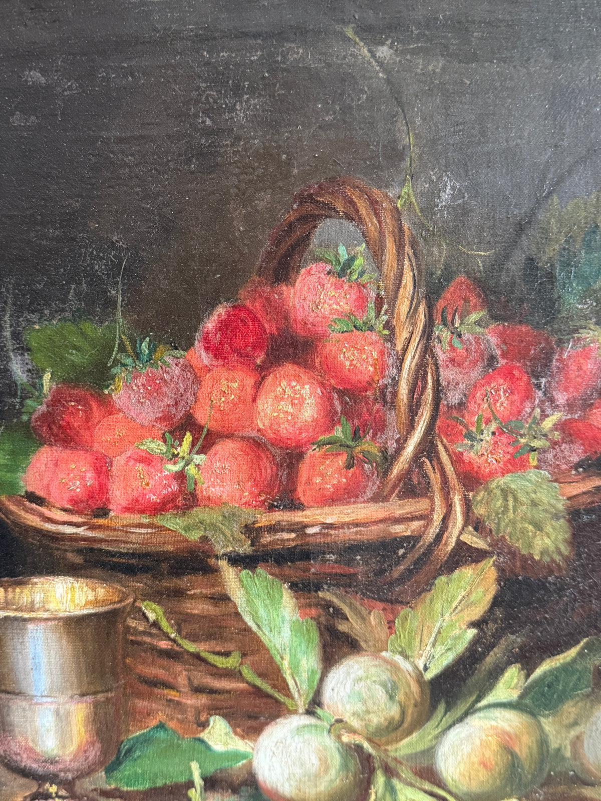 Original French Still Life Oil Painting ￼