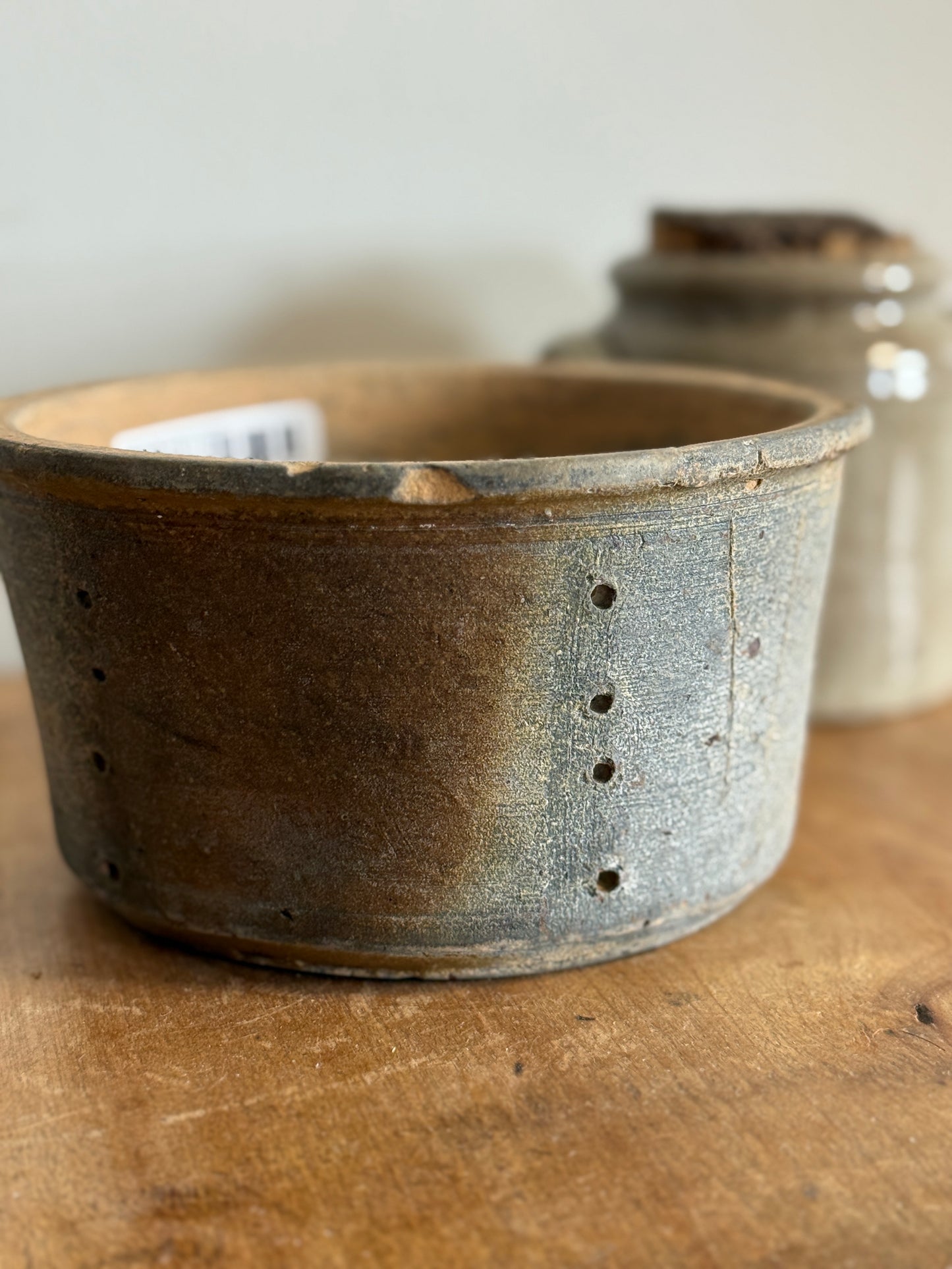 Antique French Cheese Strainers