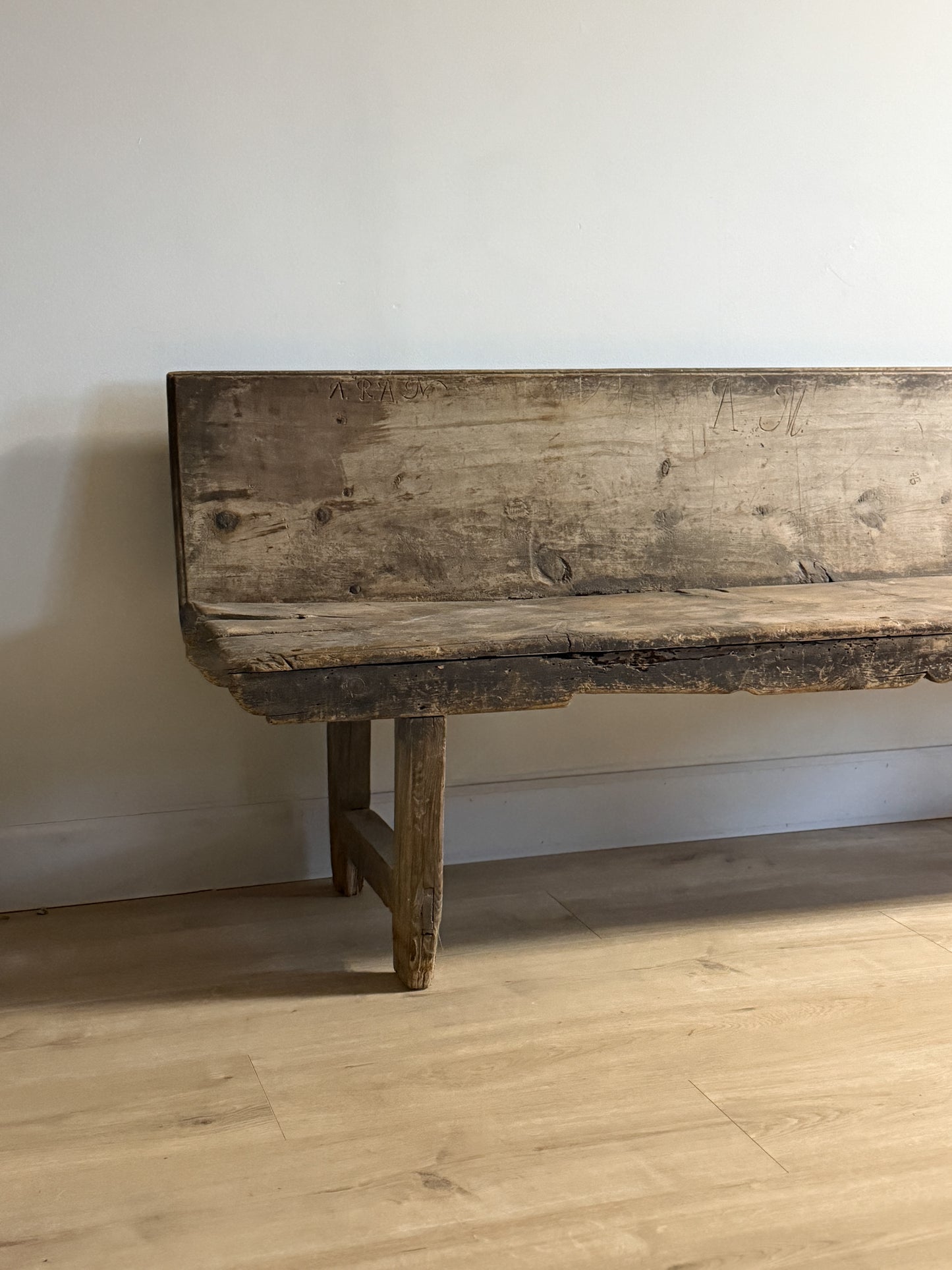18th c. Spanish Catalan Bench