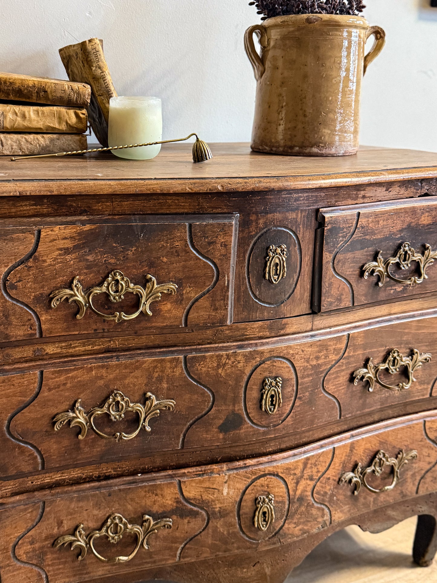 18th c. French Walnut Dresser