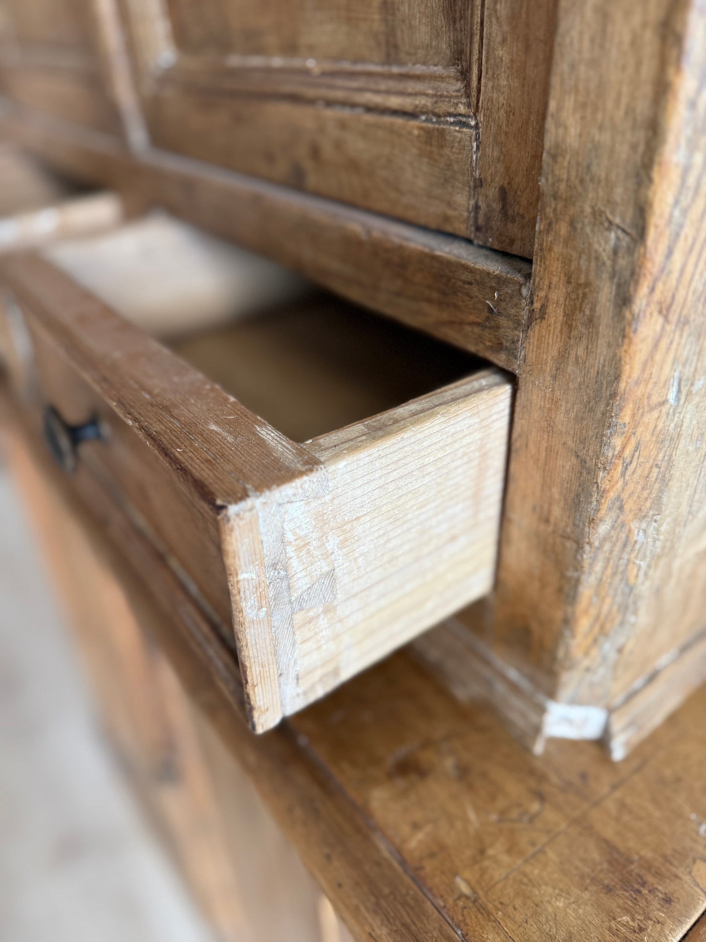 Antique English Pine Cupboard