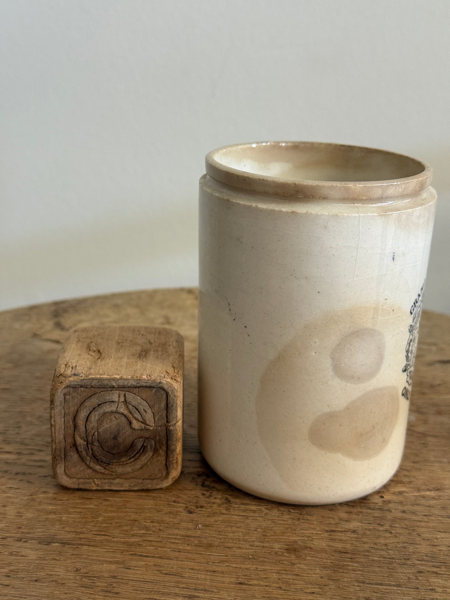 Antique English Marmalade Jar