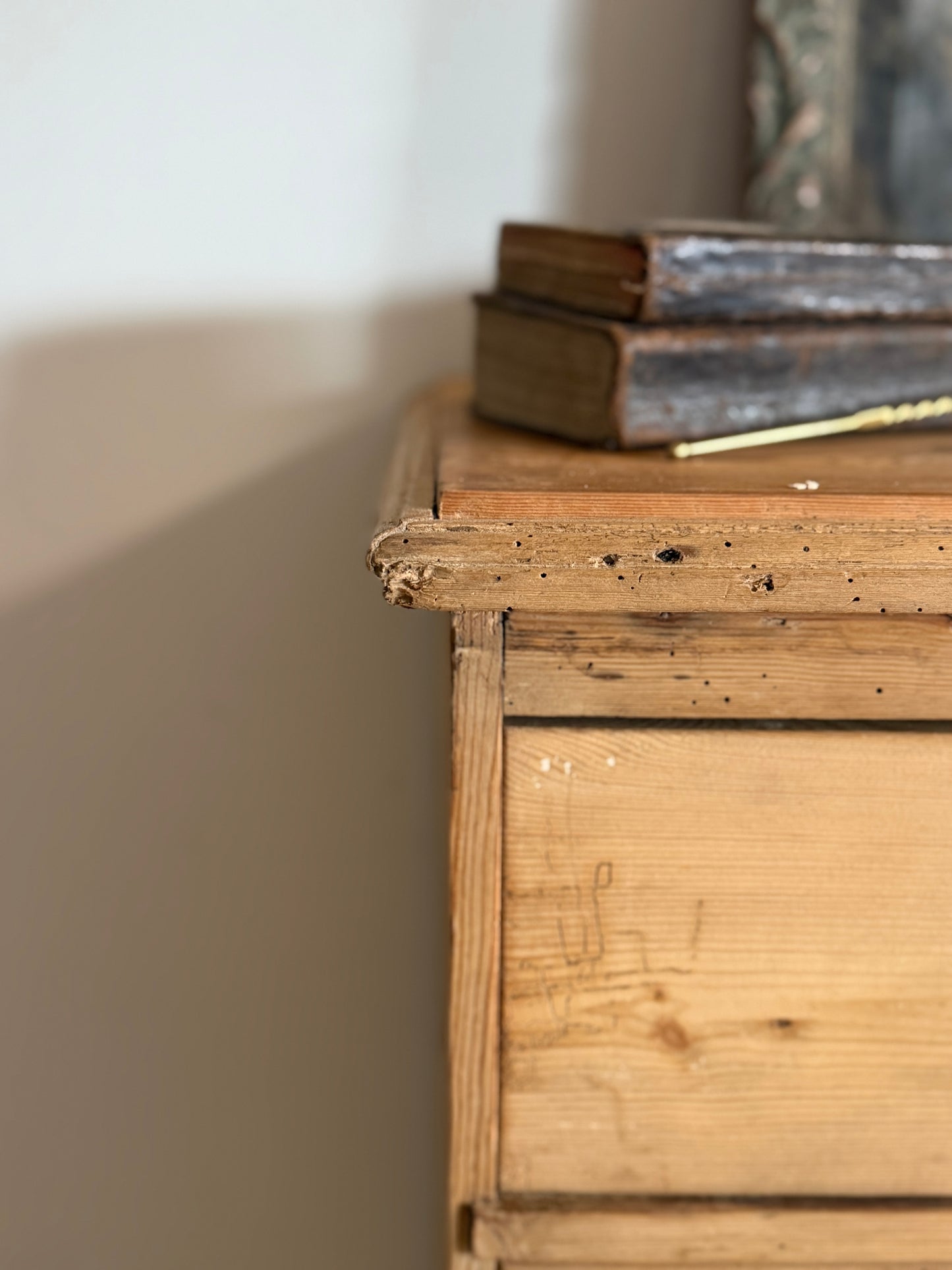 Antique English Pine Dresser/Chest of Drawers