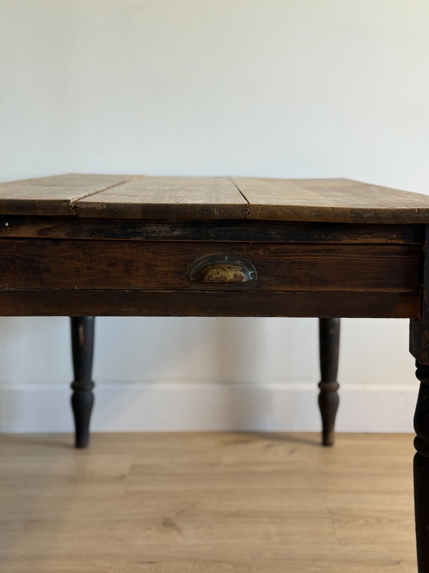 Antique English Table with Drawer
