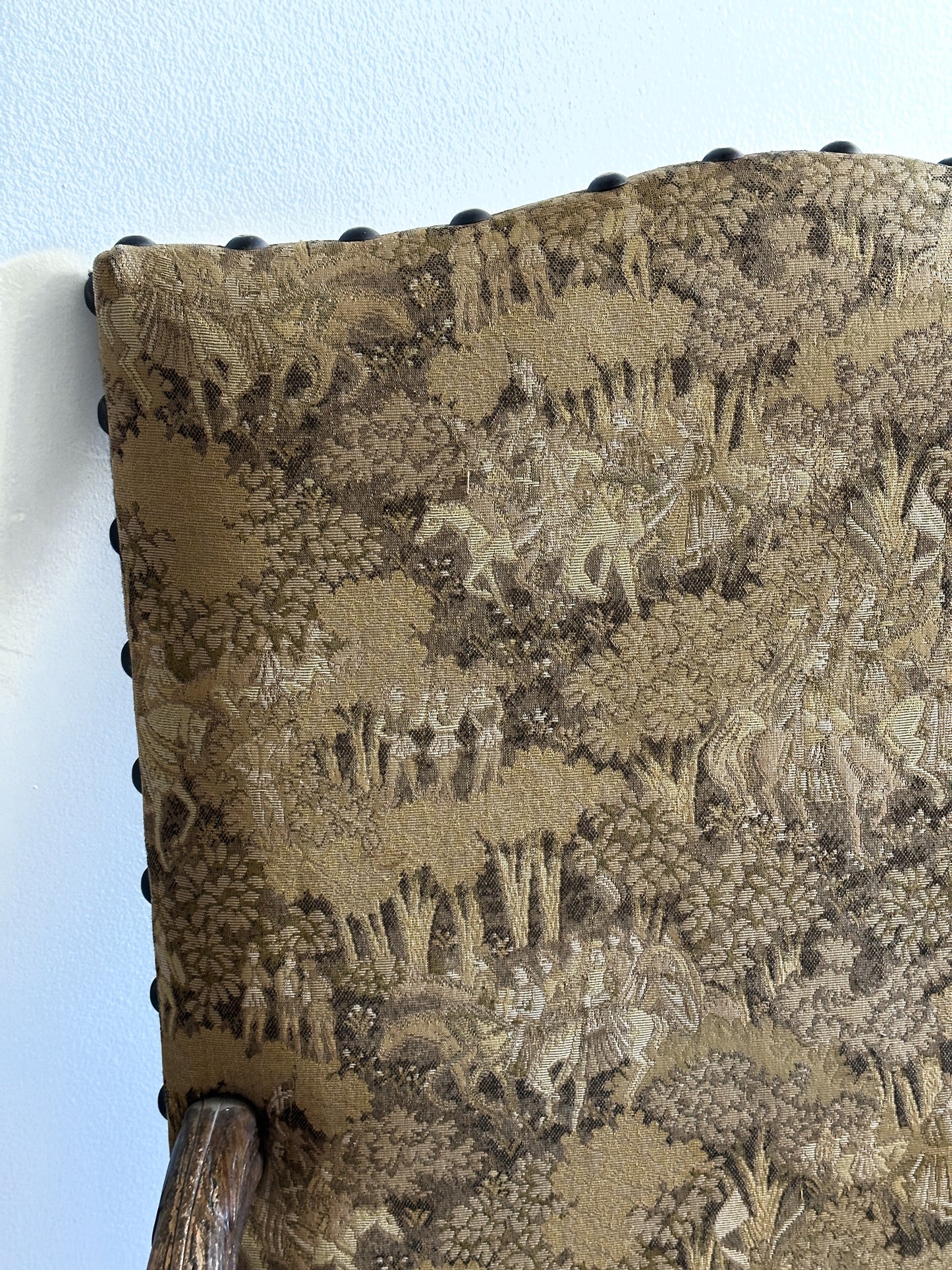 Set of Two Antique French Tapestry Chairs