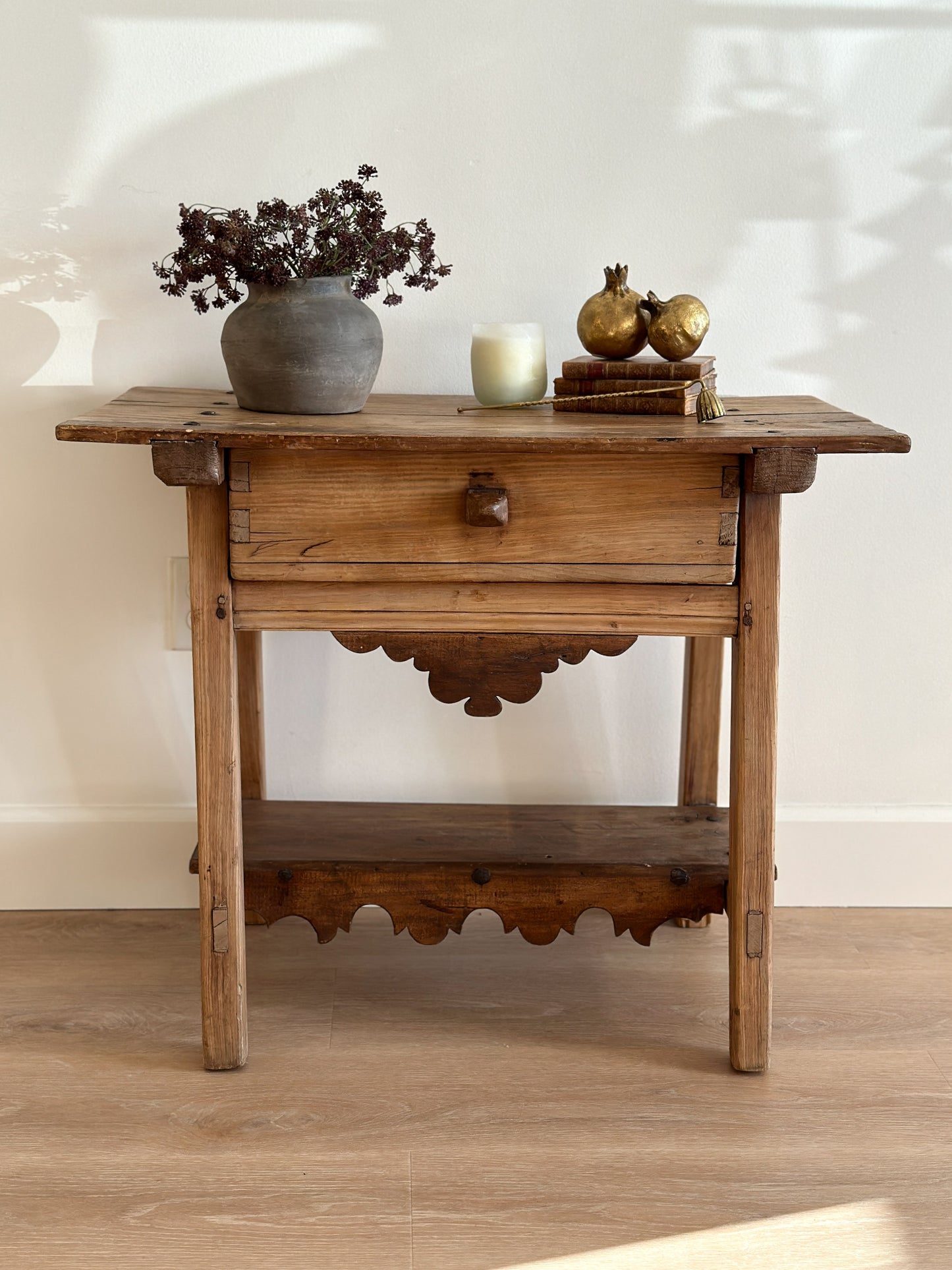 Antique Spanish End Table
