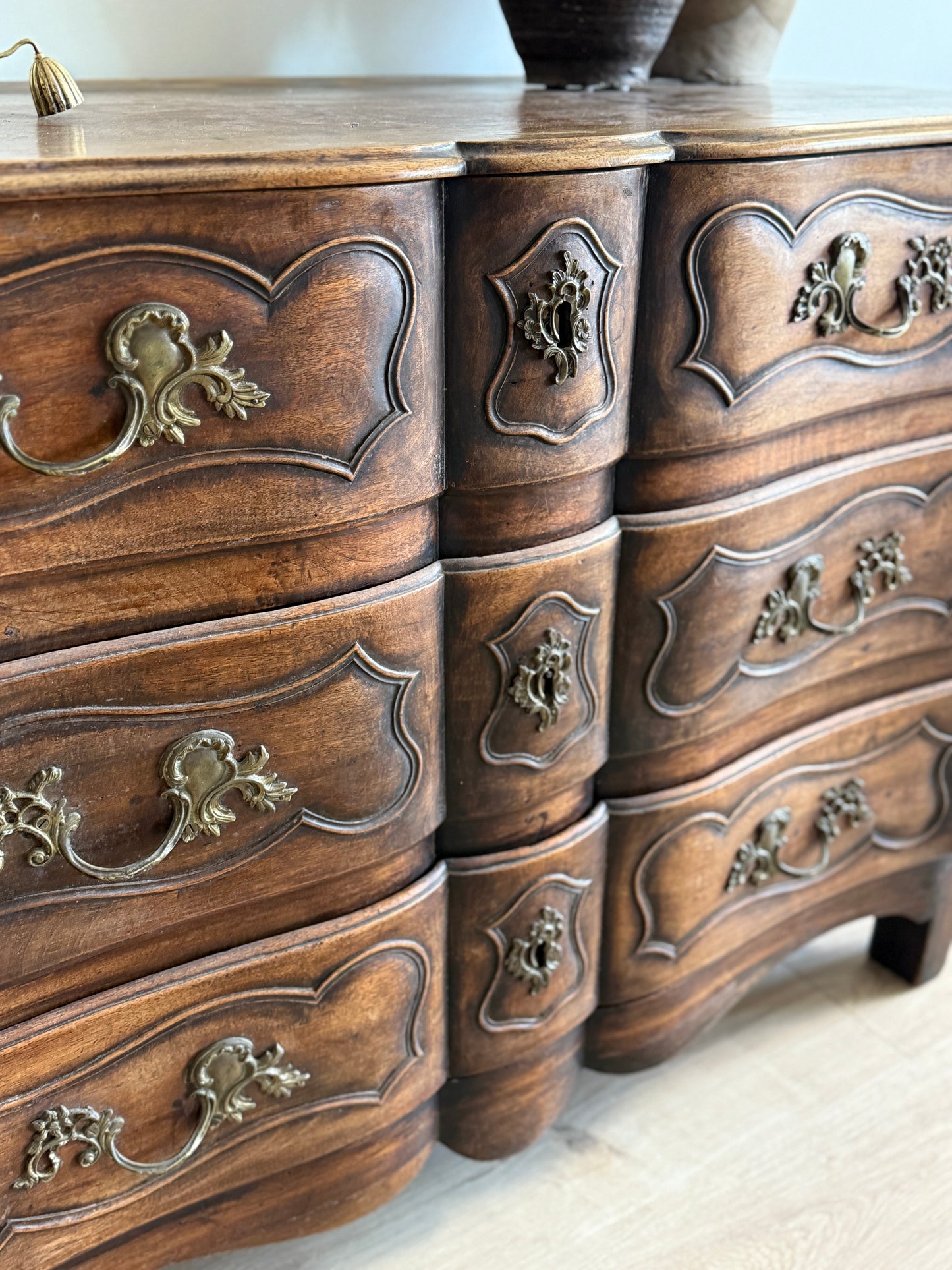 Antique French Walnut Chest of Drawers/Dresser