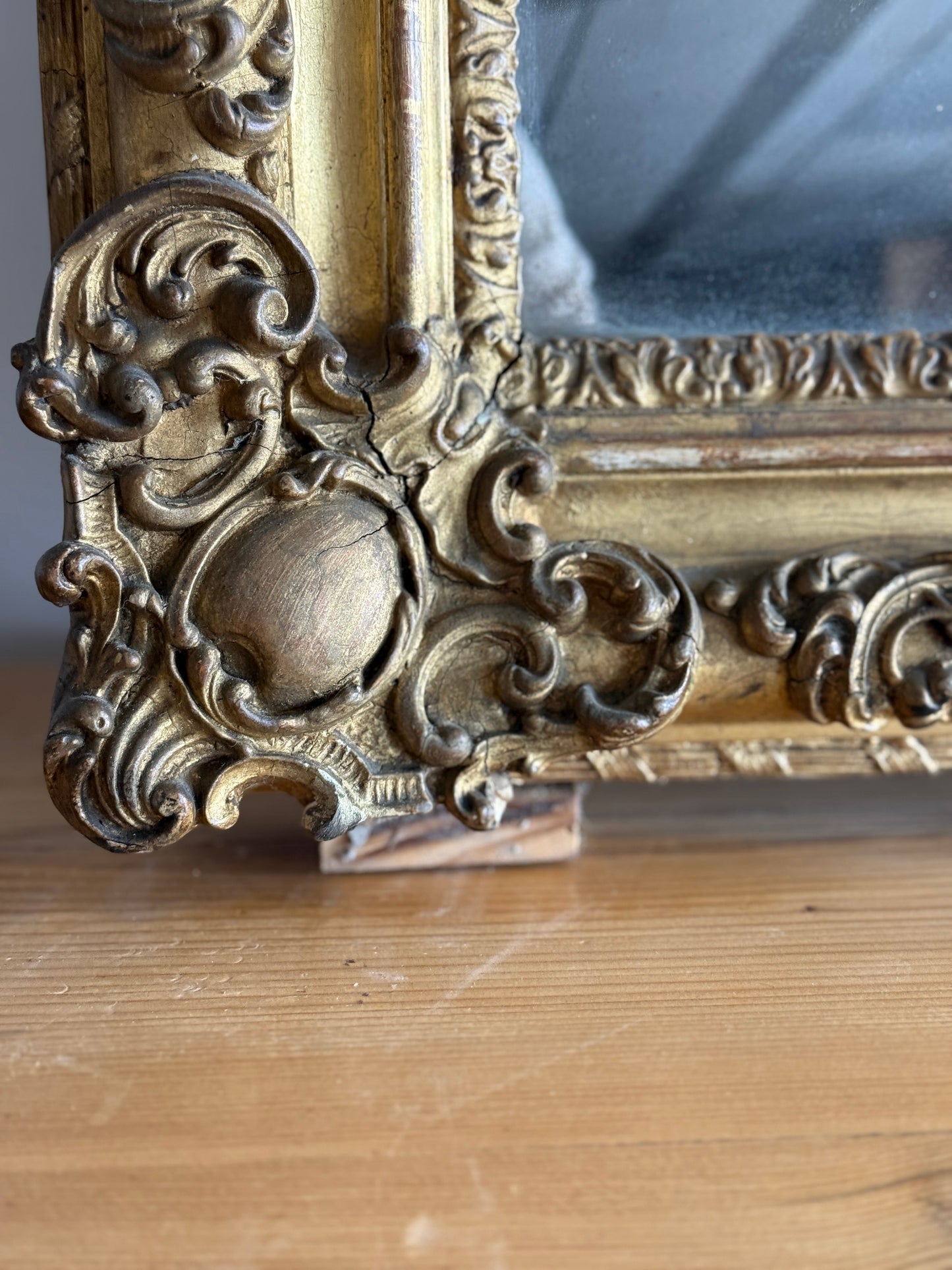 Large 19th c. Napoleon The Third Mirror