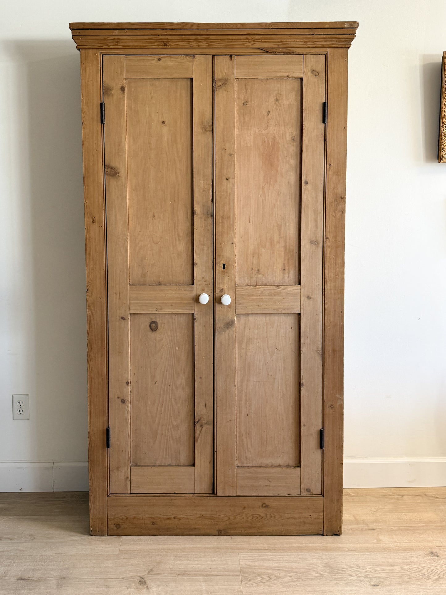 Antique English Pine Cabinet/Cupboard