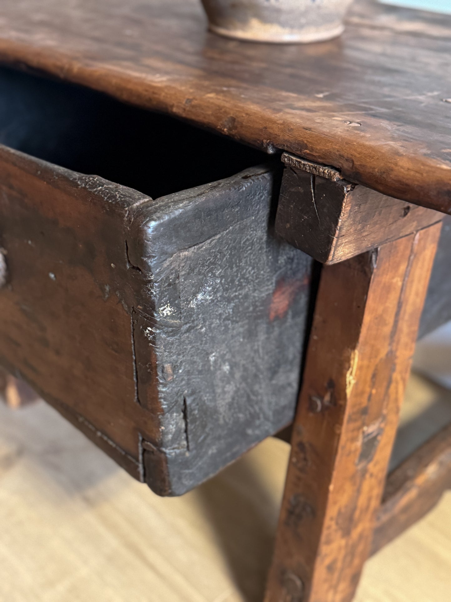 Large 18th c. Spanish Shepherd Table, c.1700