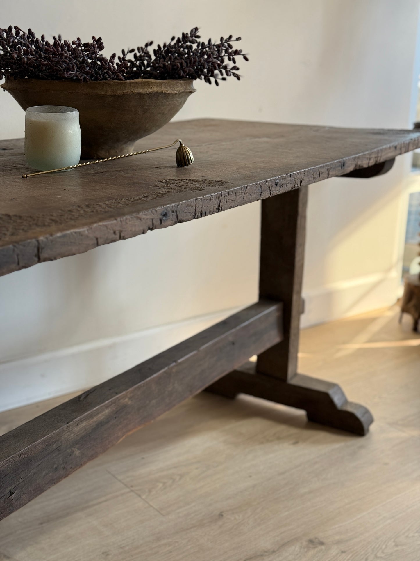 18th c. Spanish Chestnut Dining Table