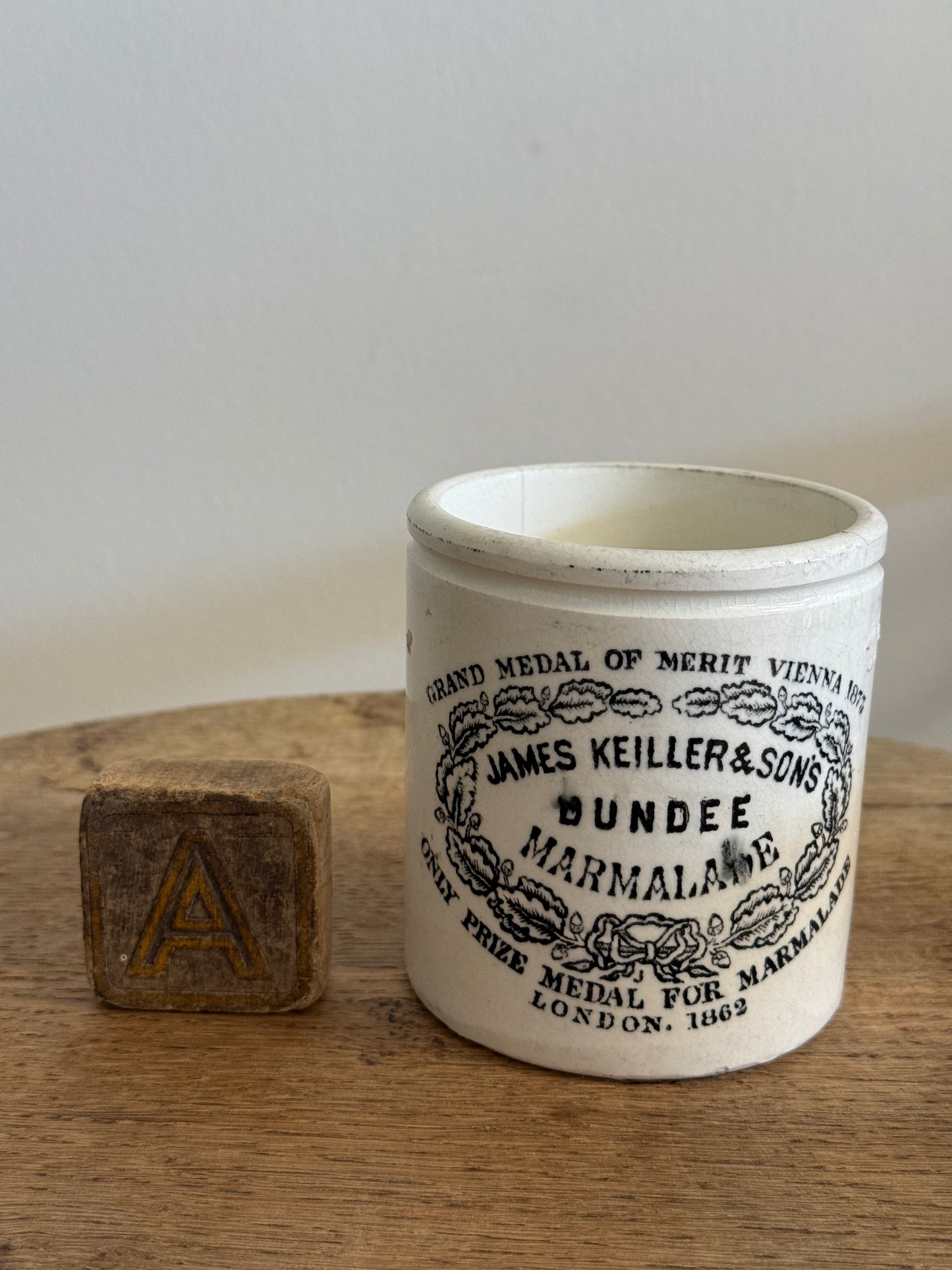 Antique English Marmalade Jar