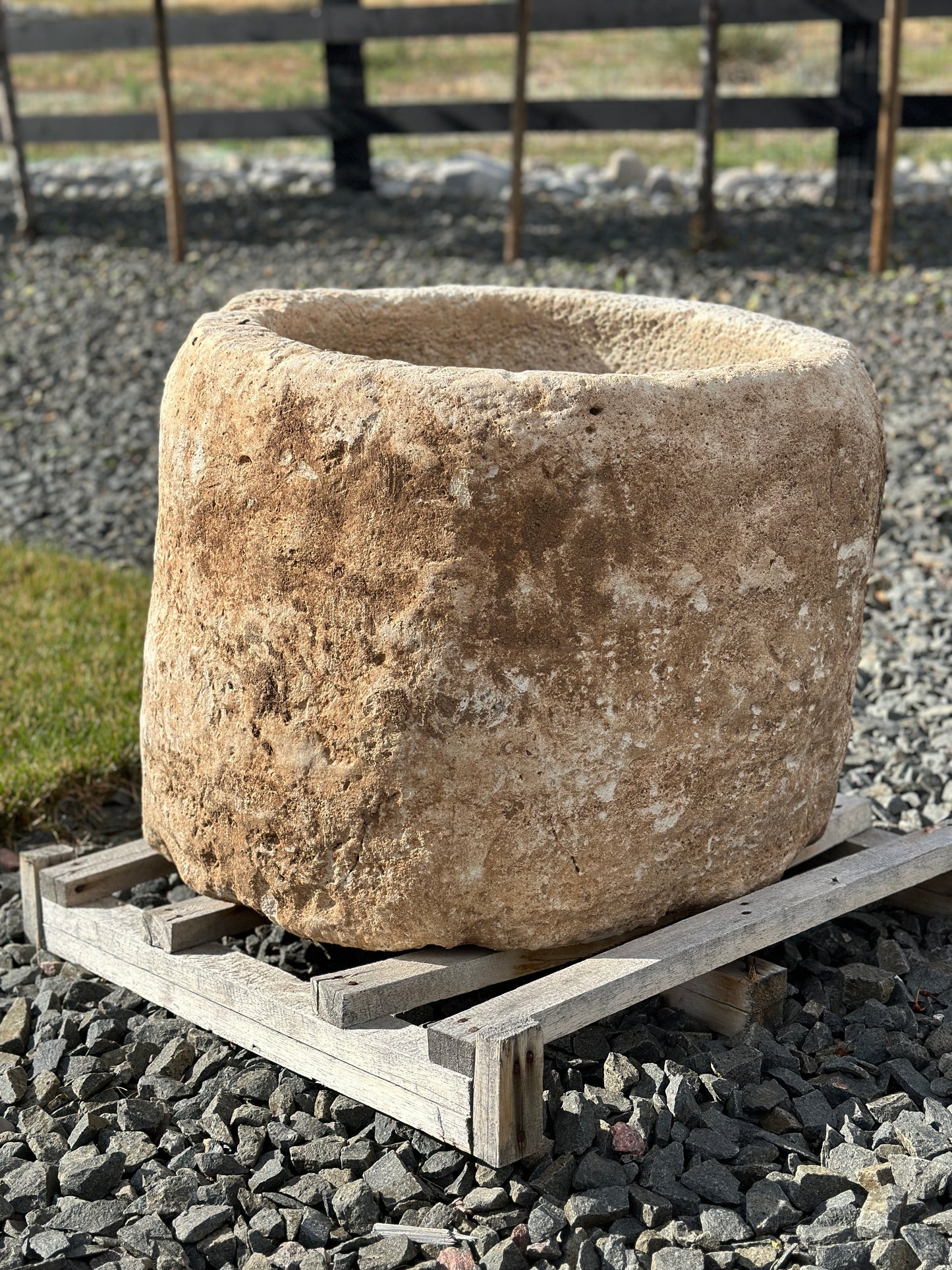 Large Antique Limestone Troughs/Planters