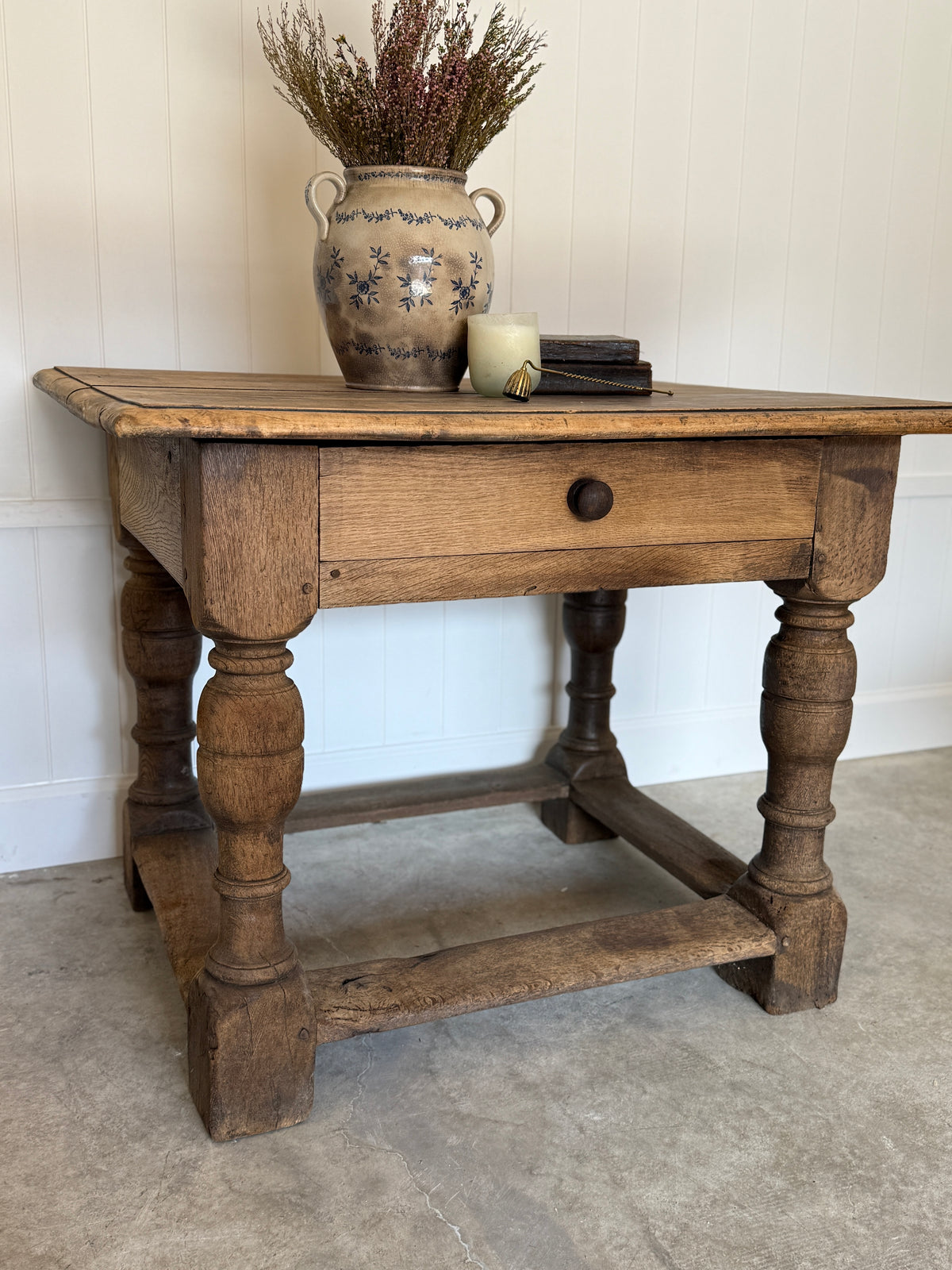 17th Century Dutch Oak Accent Table