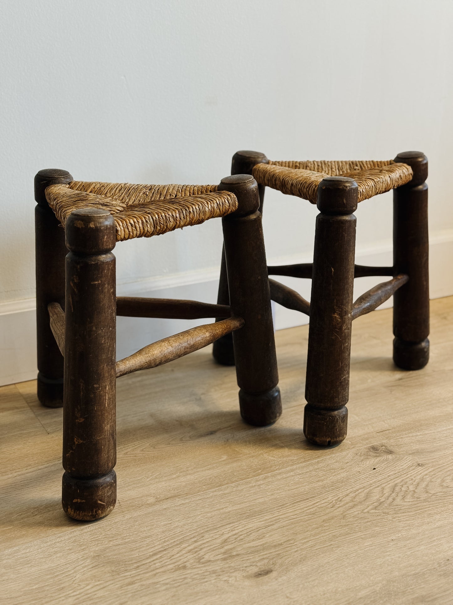 Pair of Two Charles Didouyt Stools