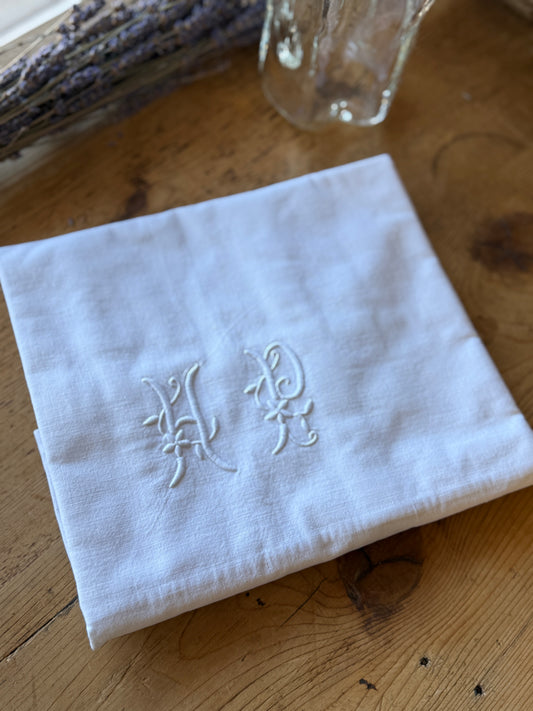 Antique Irish Bolster/Pillow Cover