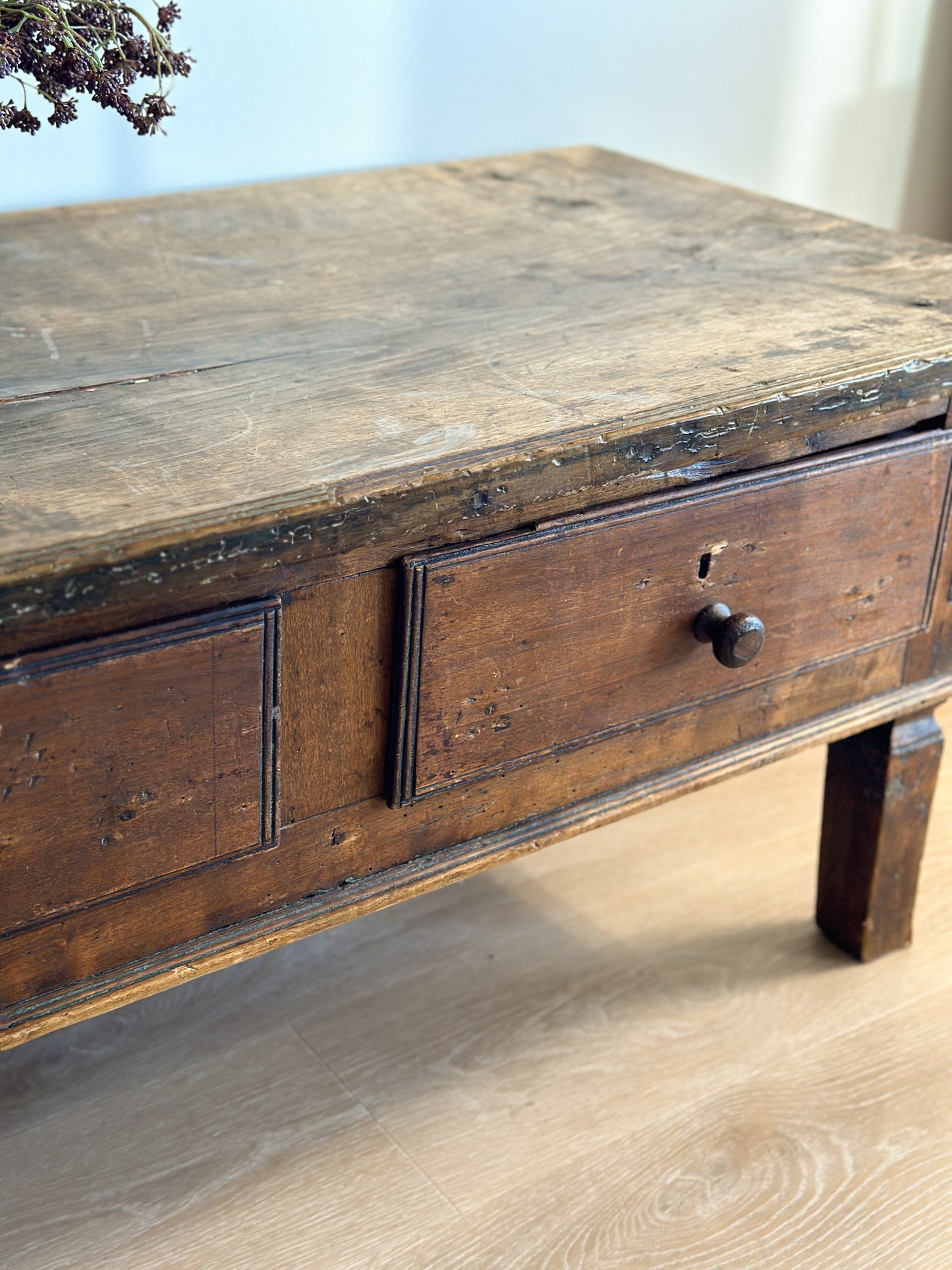 Large Antique Spanish Coffee Table