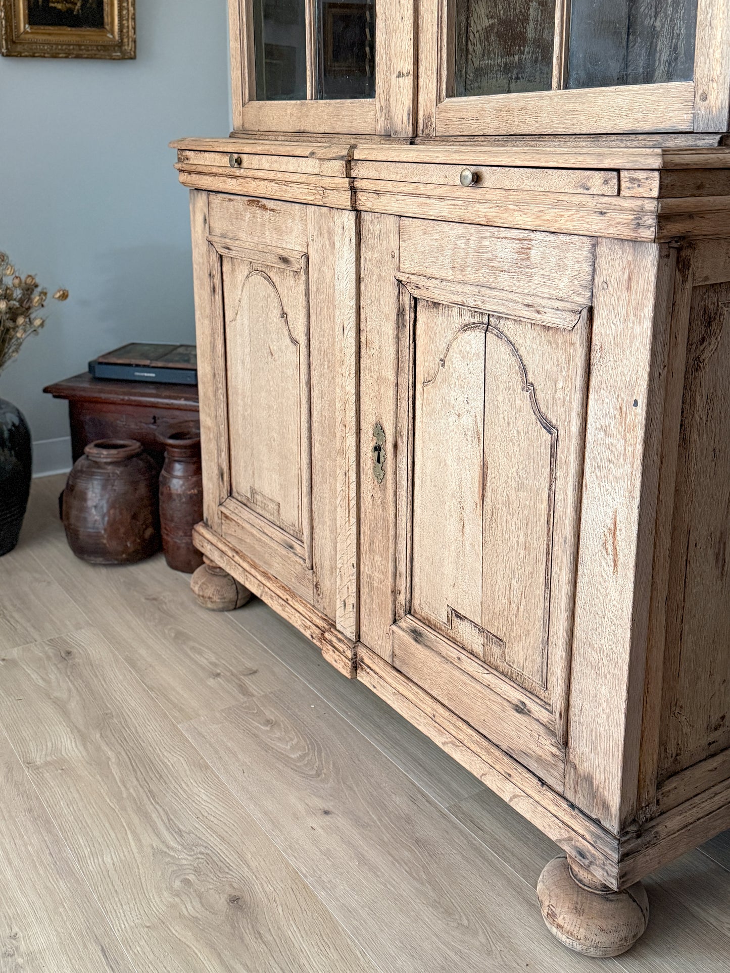 Early 19th c. Dutch Oak Cabinet
