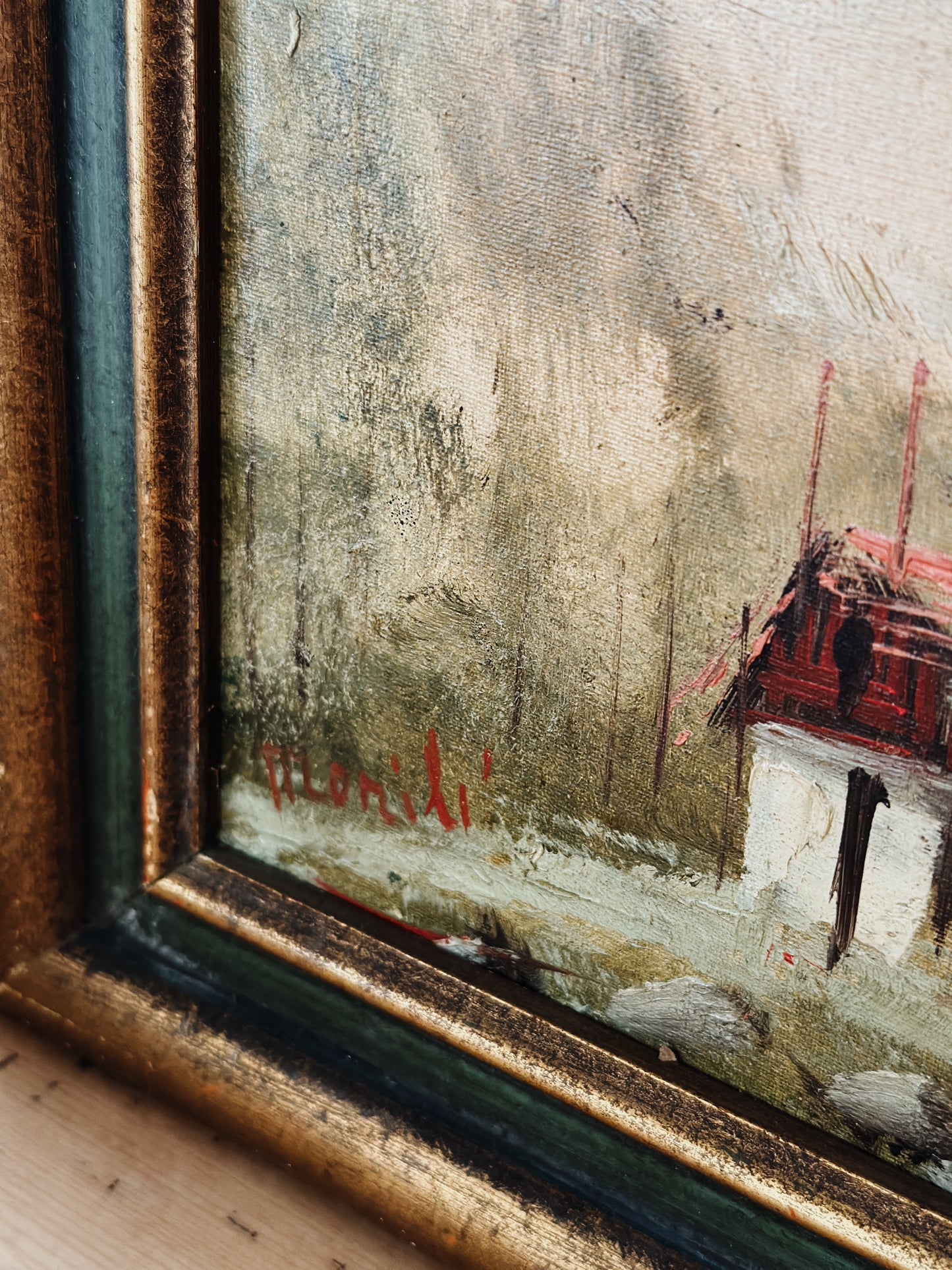 Original Vintage Oil Painting, by Monili