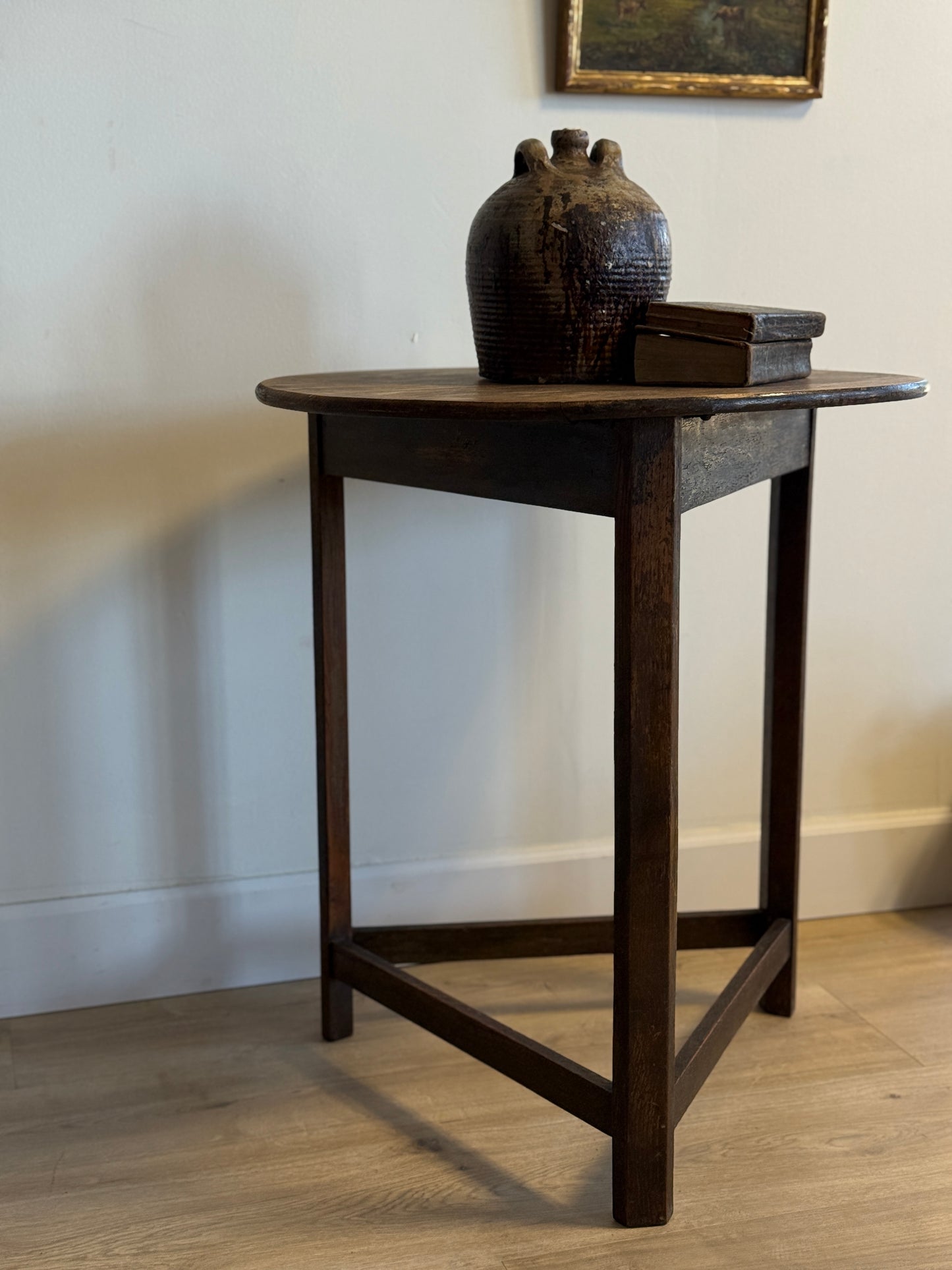 Antique English Cricket Table, c.1920