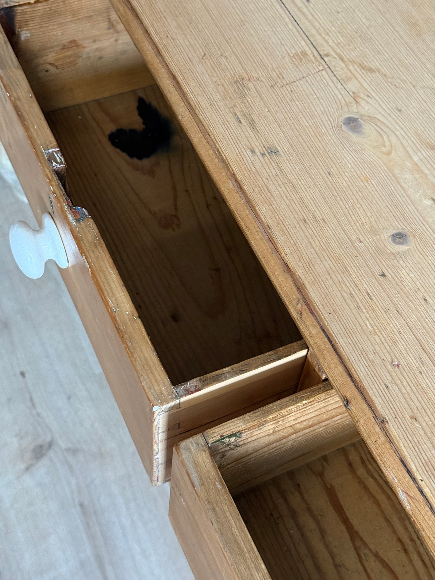 Antique English Pine Dresser/Chest of Drawers