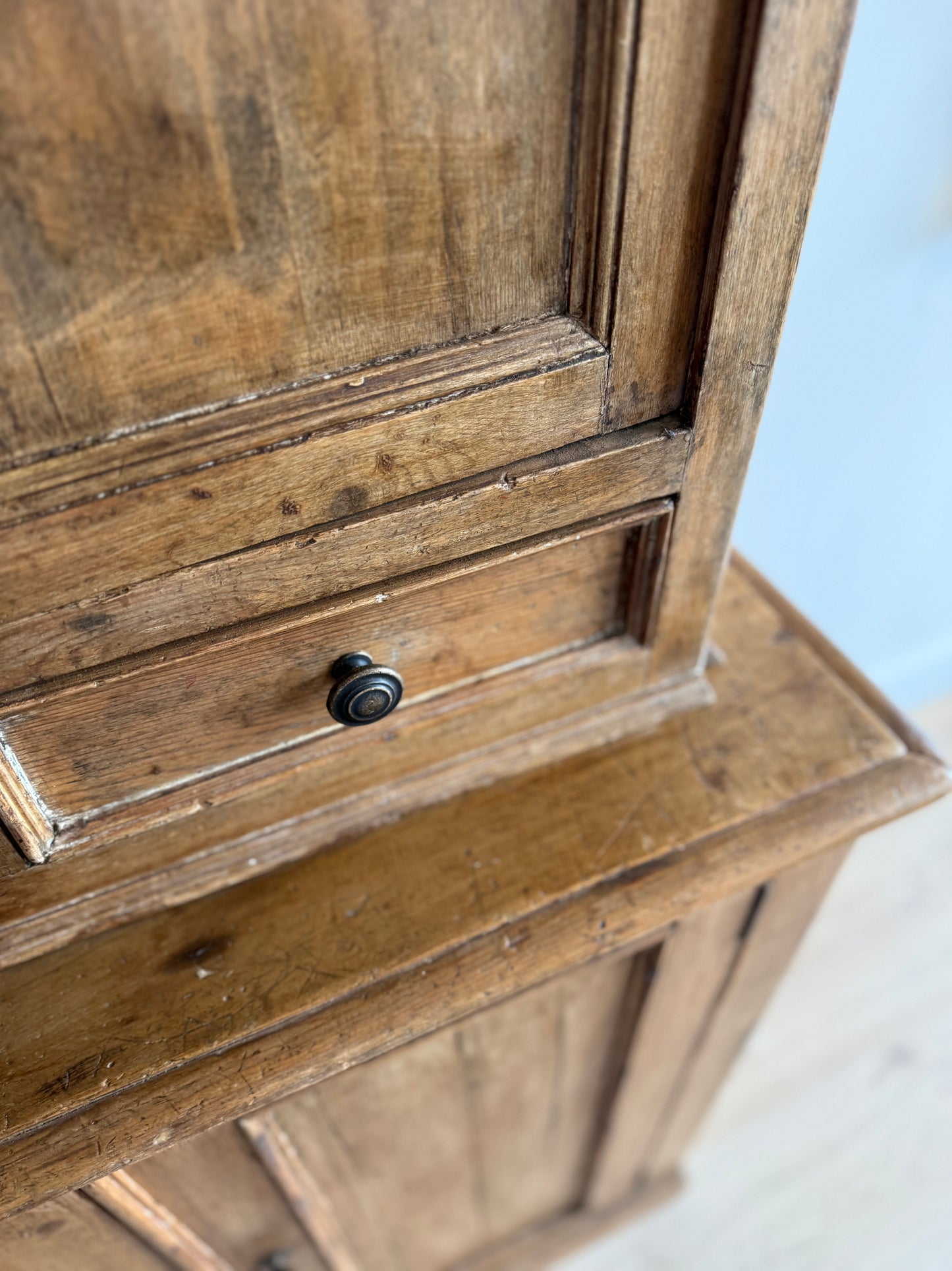 Antique English Pine Cupboard