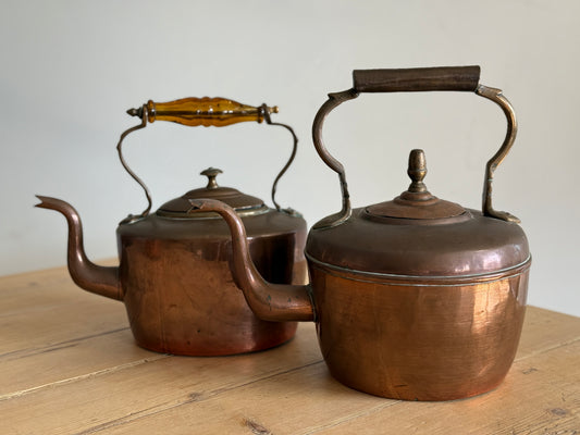 Antique English Copper Kettles