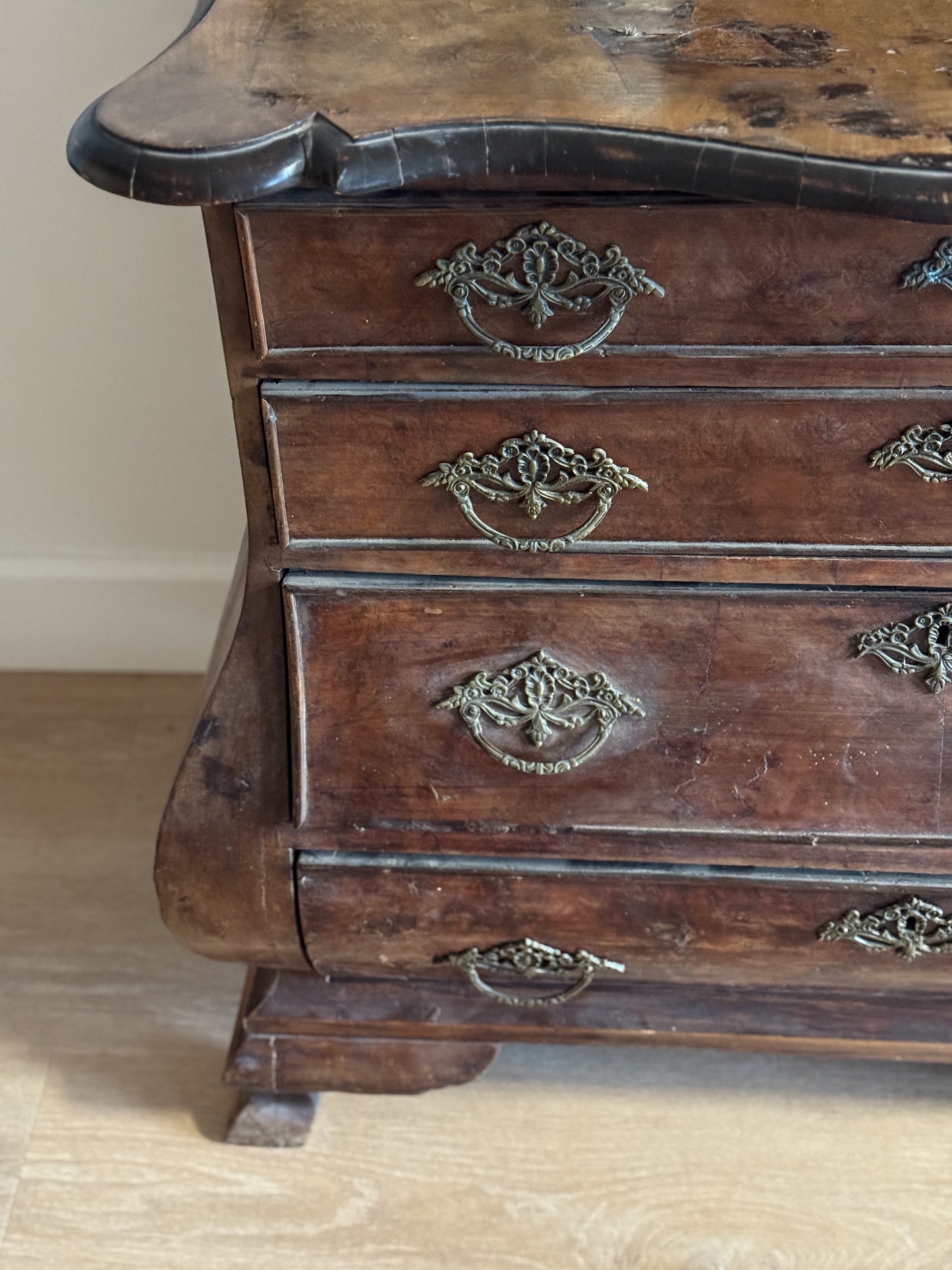 18th Century Dutch Four Drawer Bombay Chest/Commode