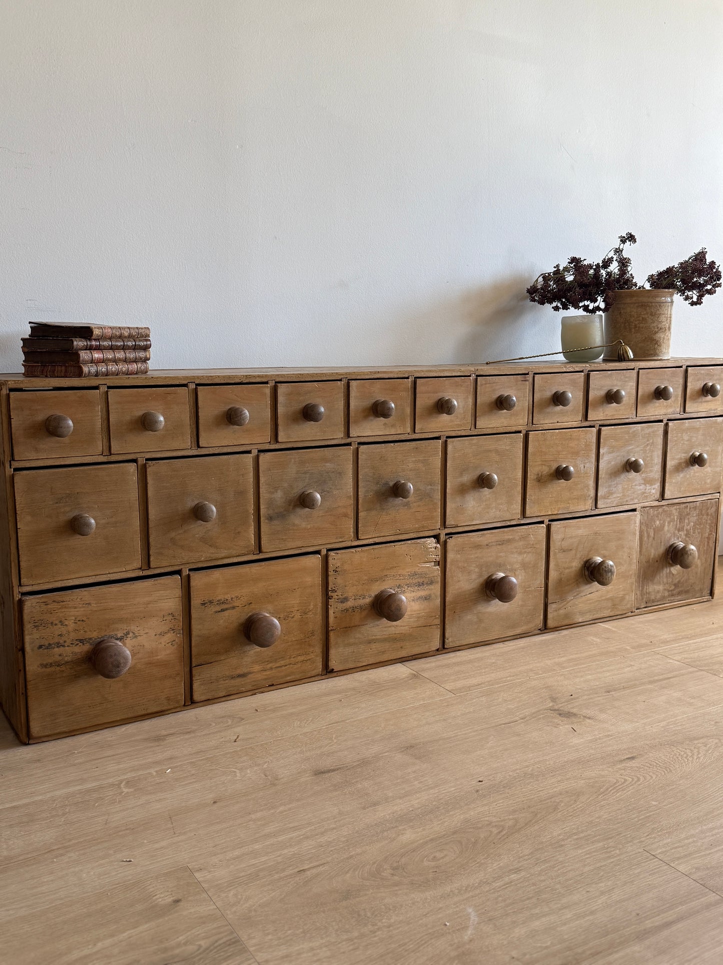 Antique English Apothecary Cabinet