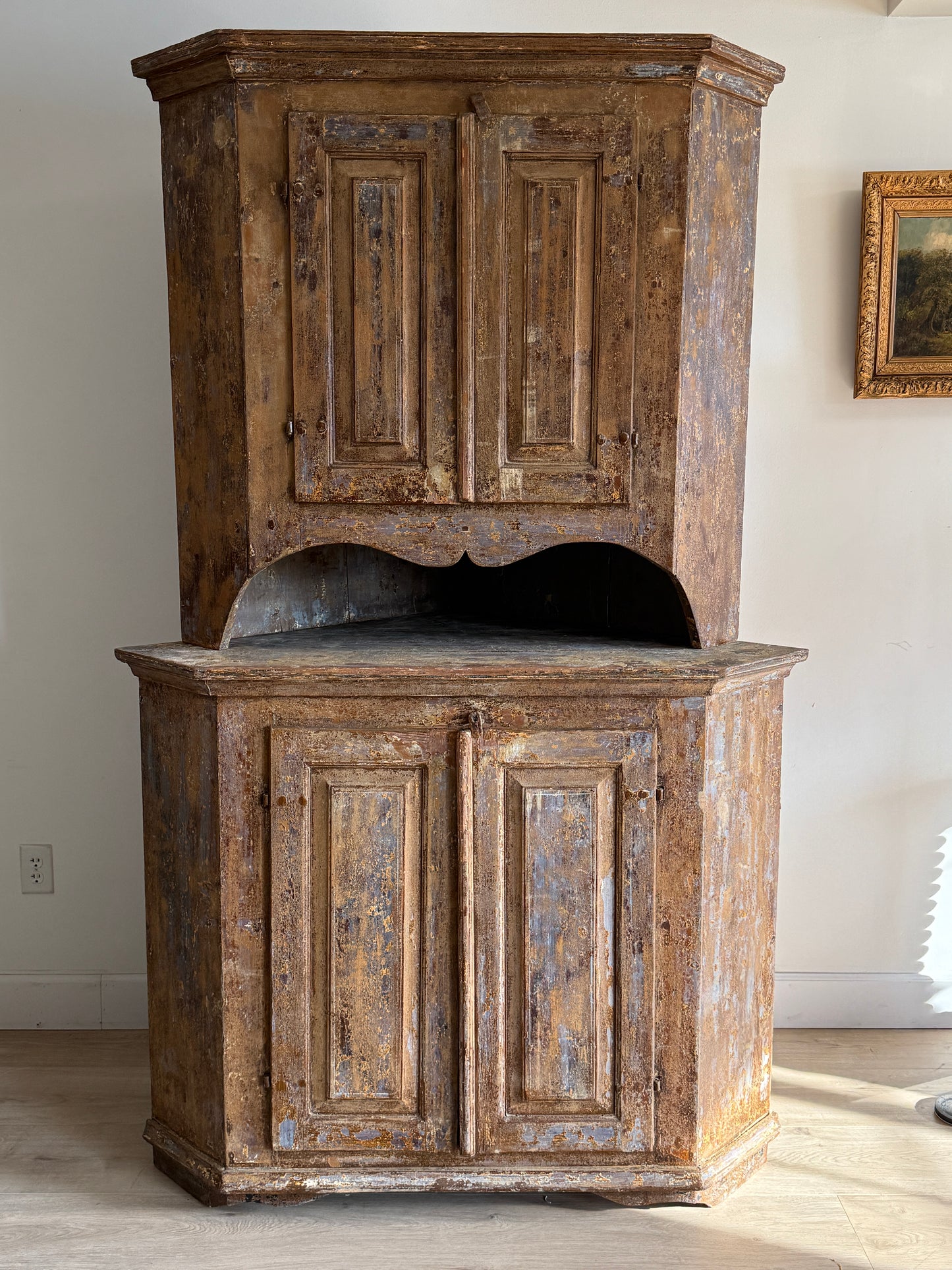18th c. Swedish Cupboard, c.1780