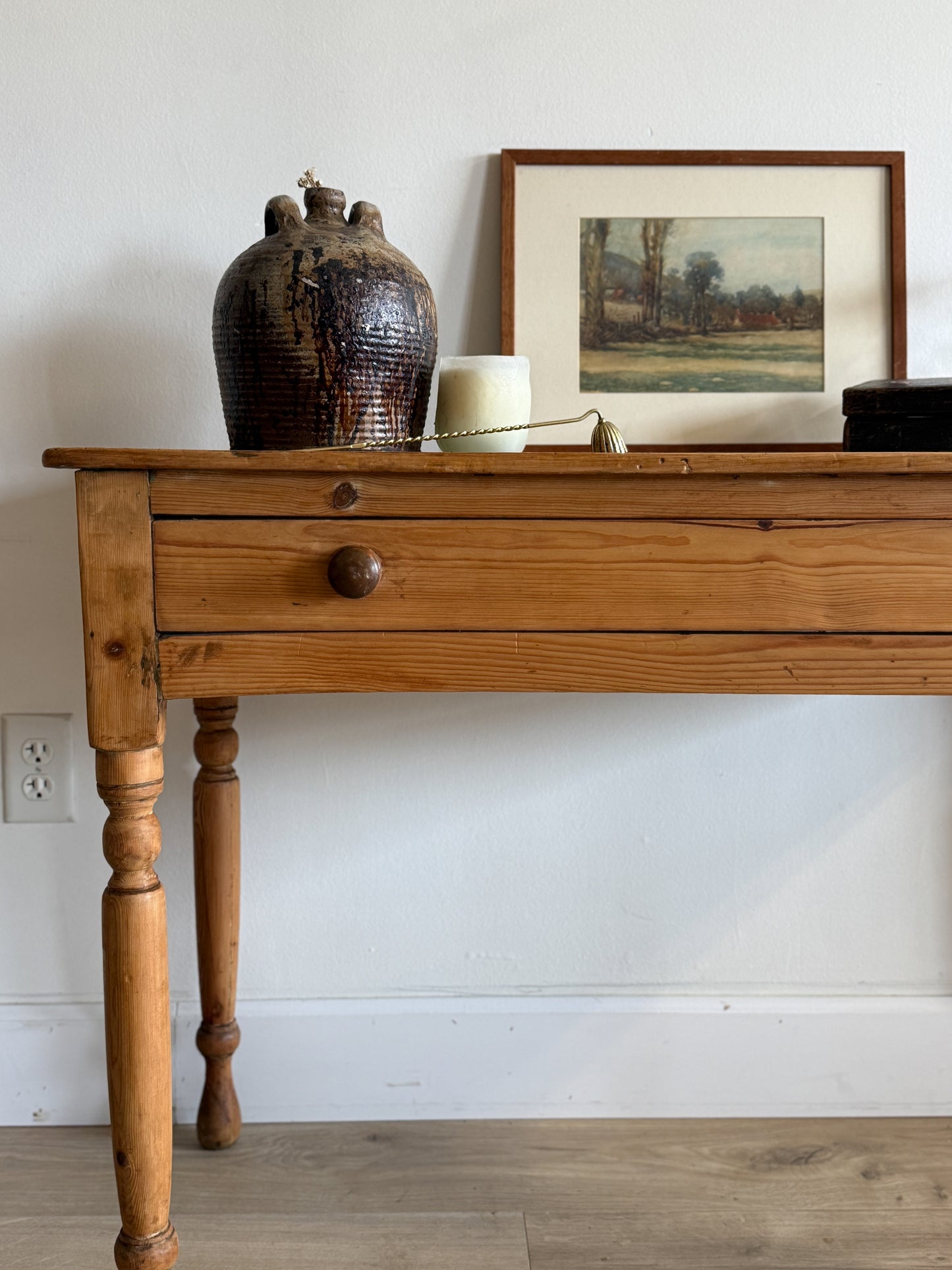 Antique English Victorian Desk/Hall Table