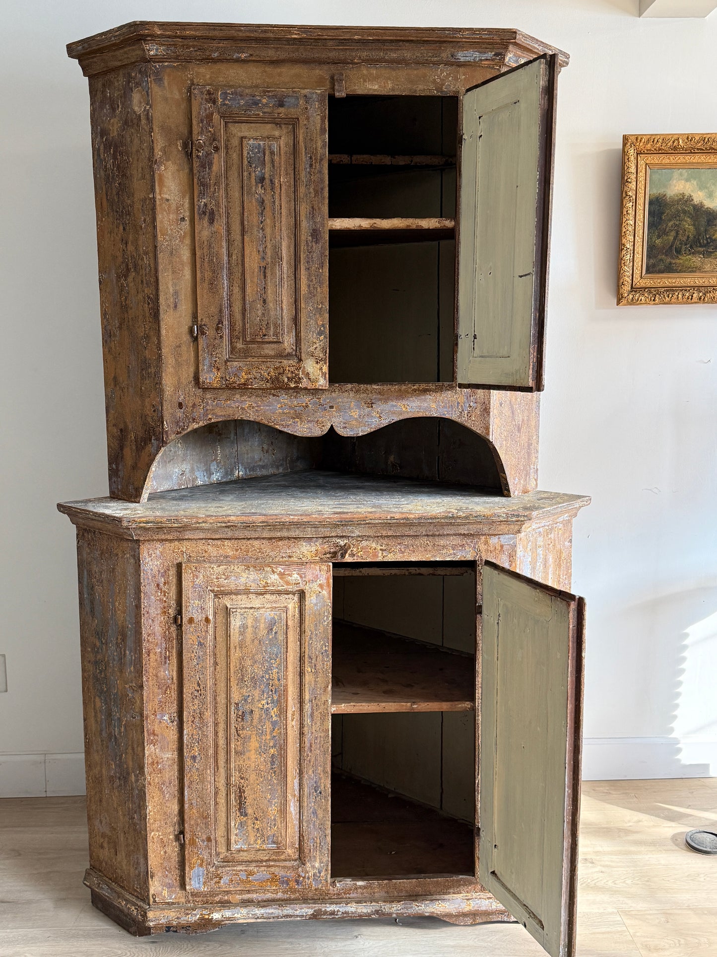 18th c. Swedish Cupboard, c.1780