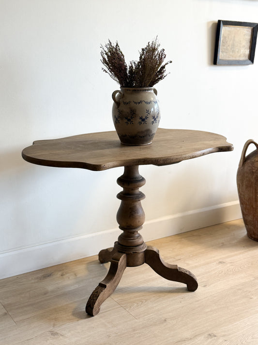 Antique French Pedestal Table