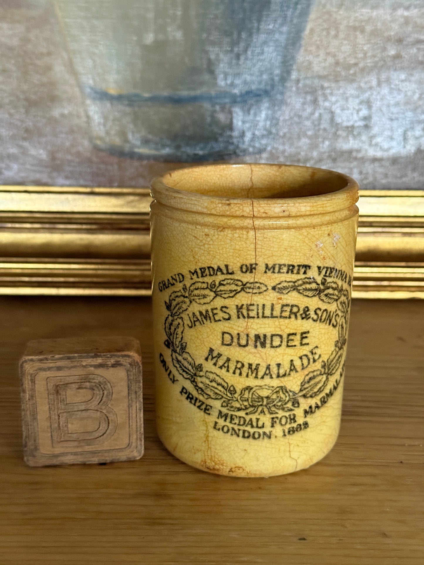 Antique English Dundee Jars, medium