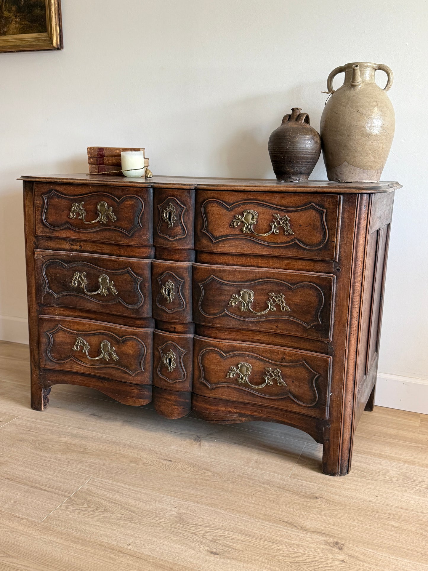 Antique French Walnut Chest of Drawers/Dresser