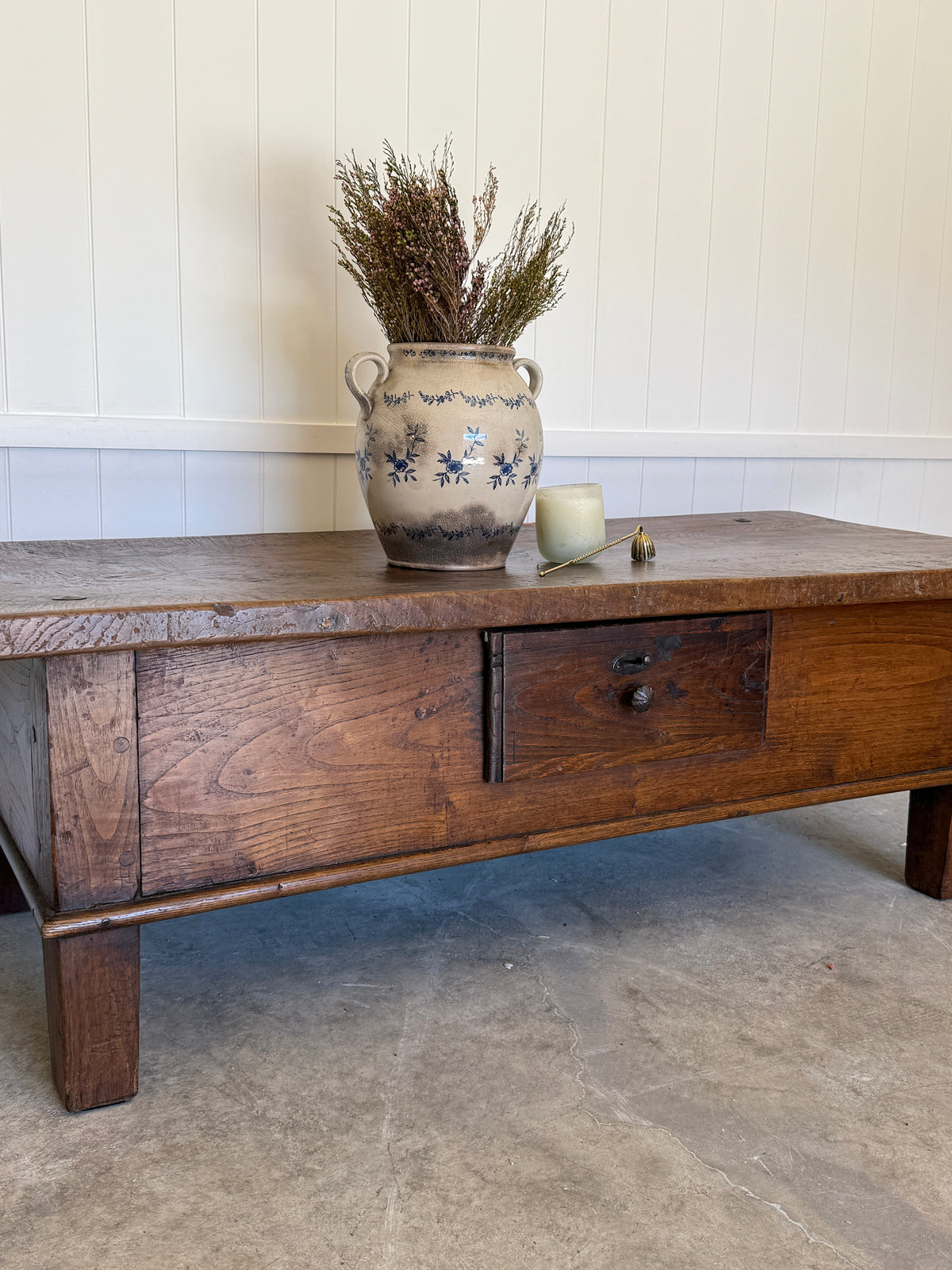 17th Century Spanish Chestnut Coffee Table