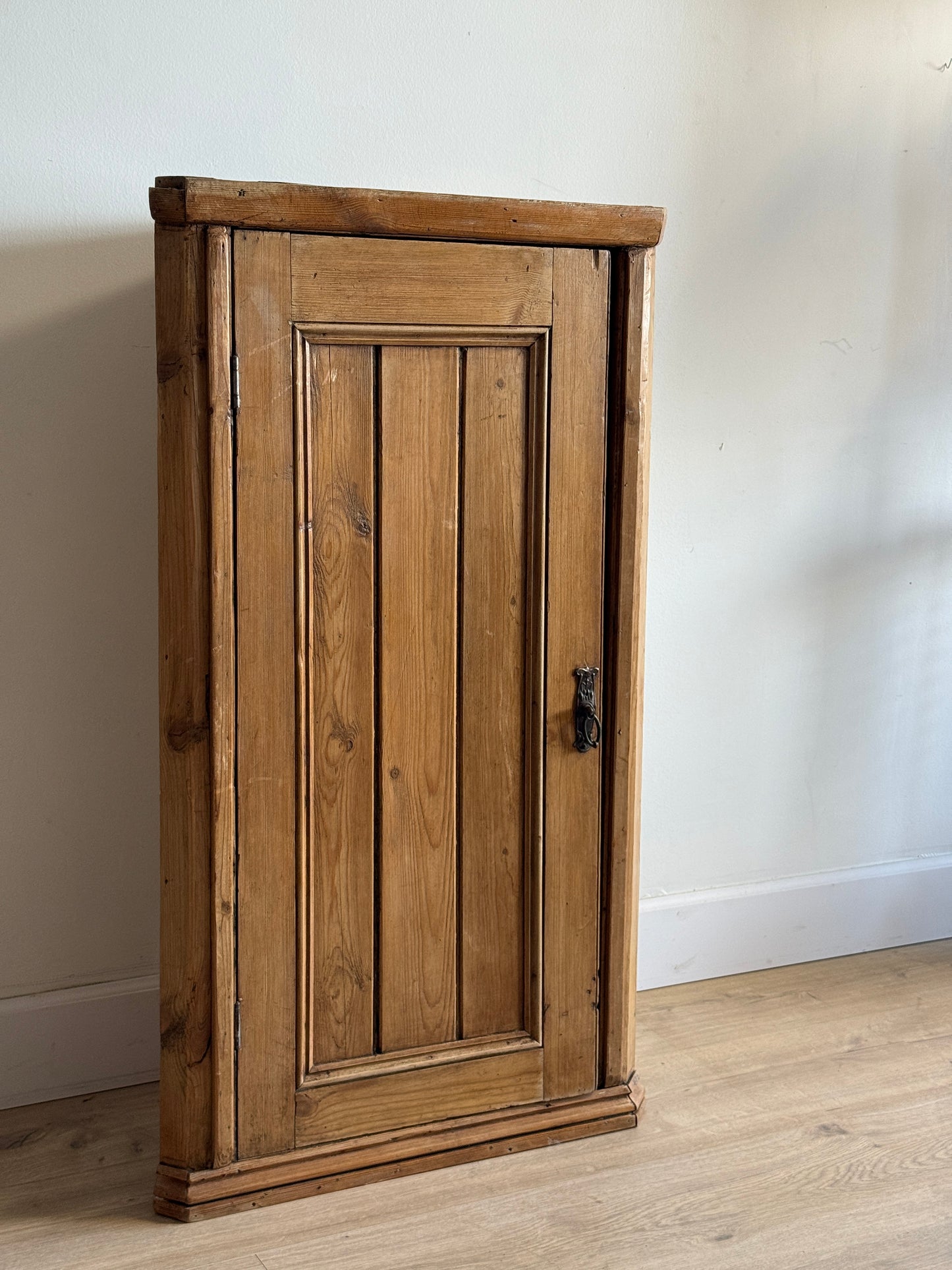 Antique English Corner Cupboard