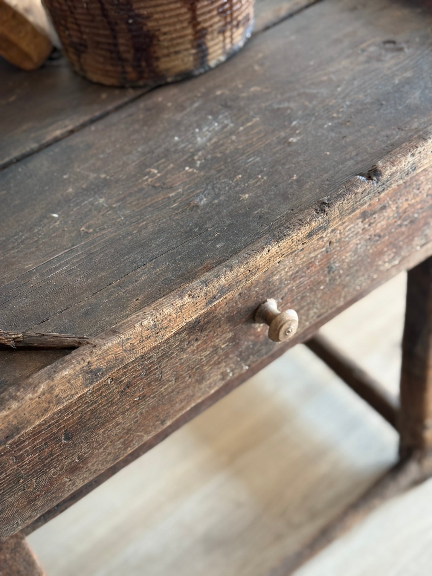 Antique French Cobbler Table (c.1920)