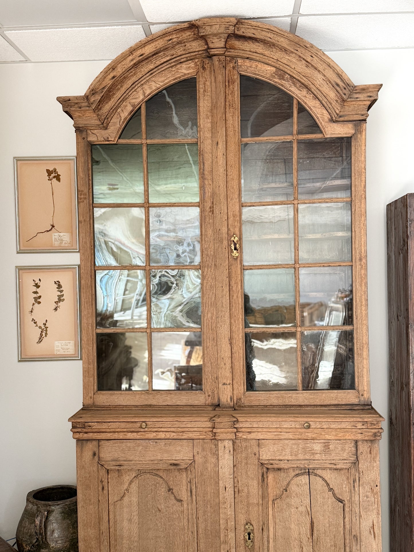 Early 19th c. Dutch Oak Cabinet